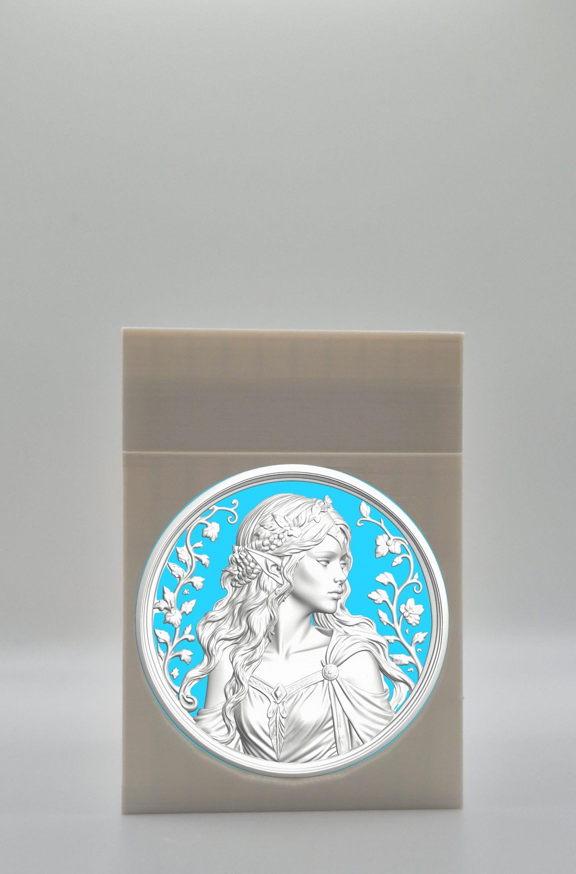Elf Maiden Card Box — White