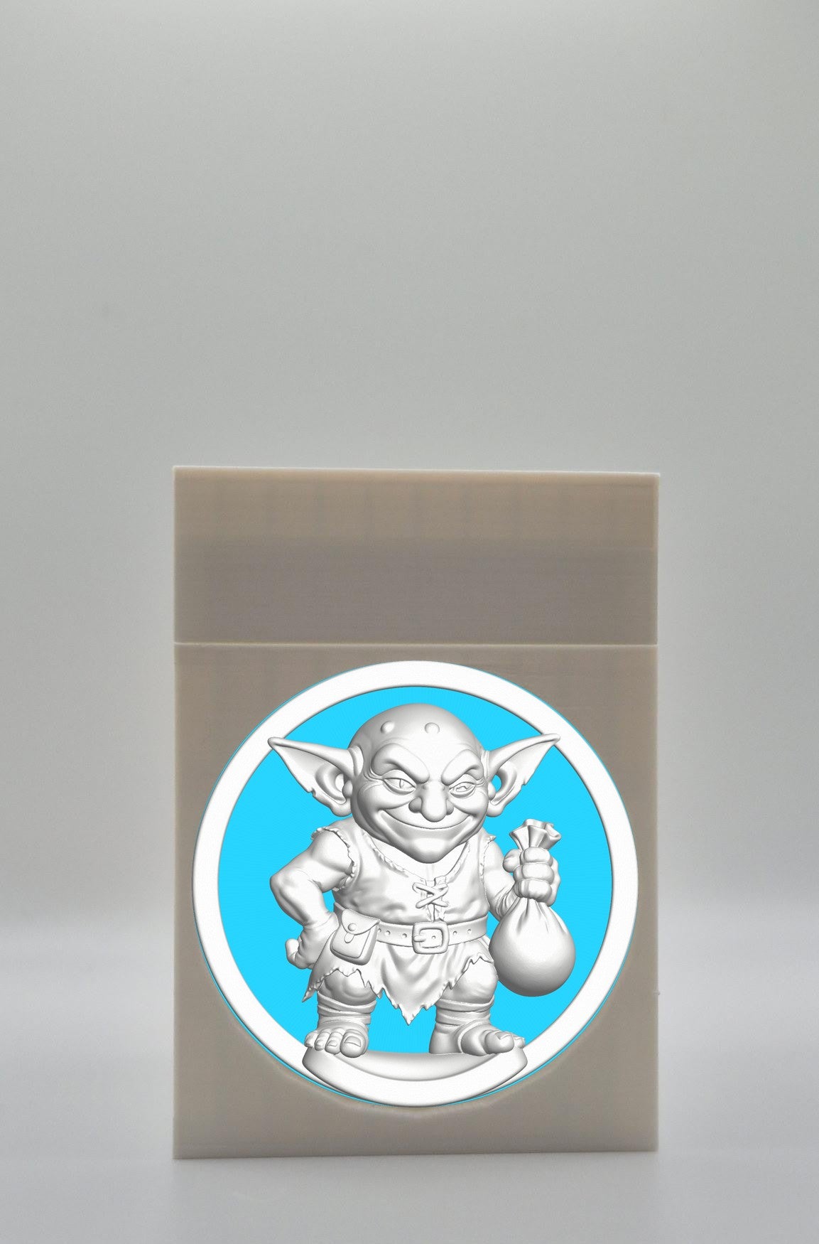 Greedy Goblin Card Box — White