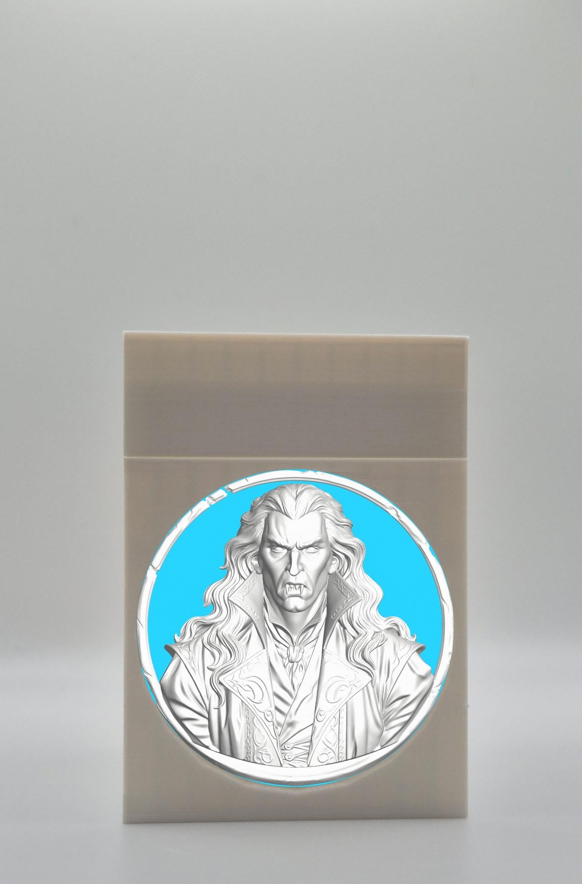 Gothic Vampire Card Box — White