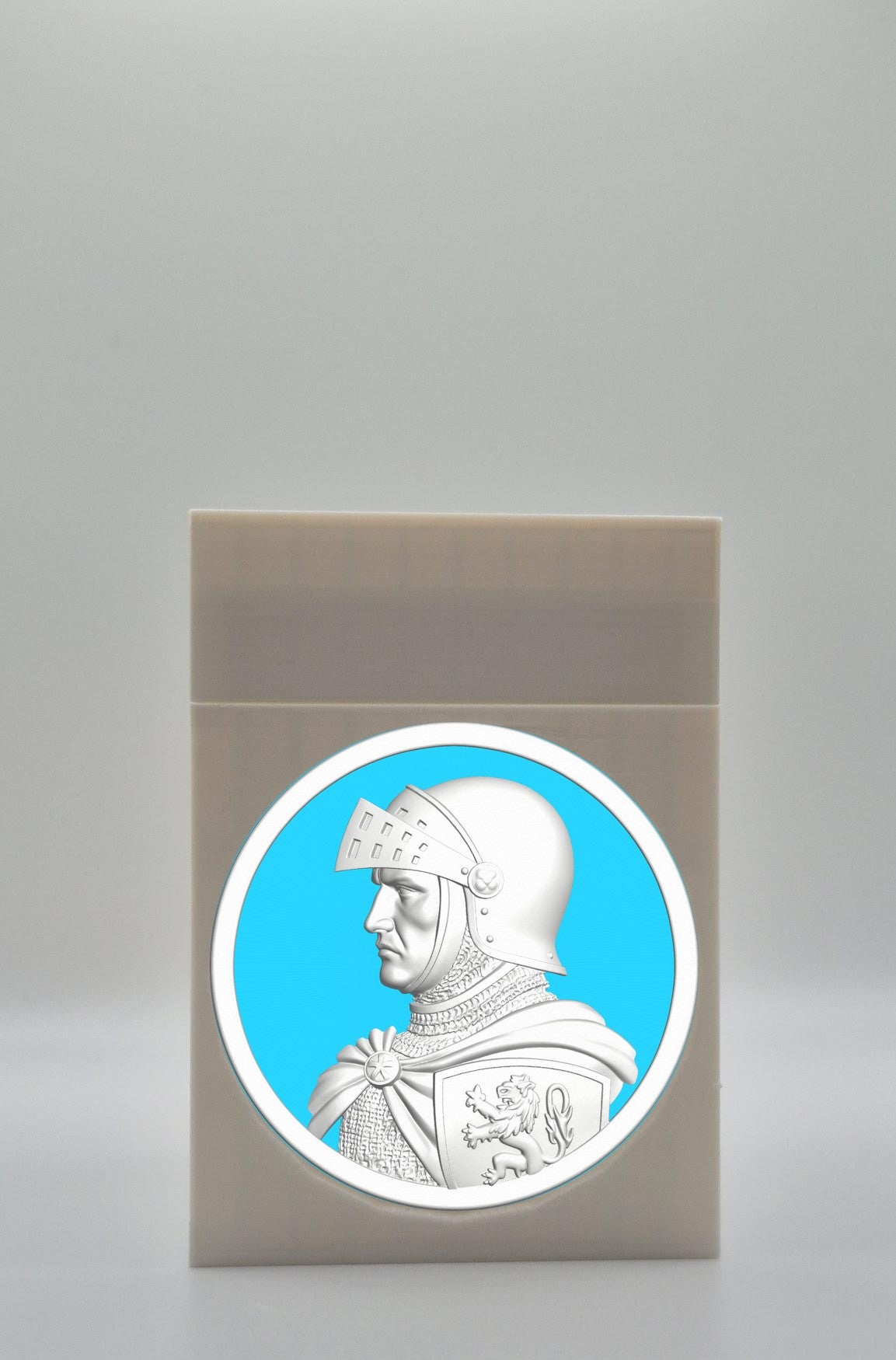 Knight Card Box — White