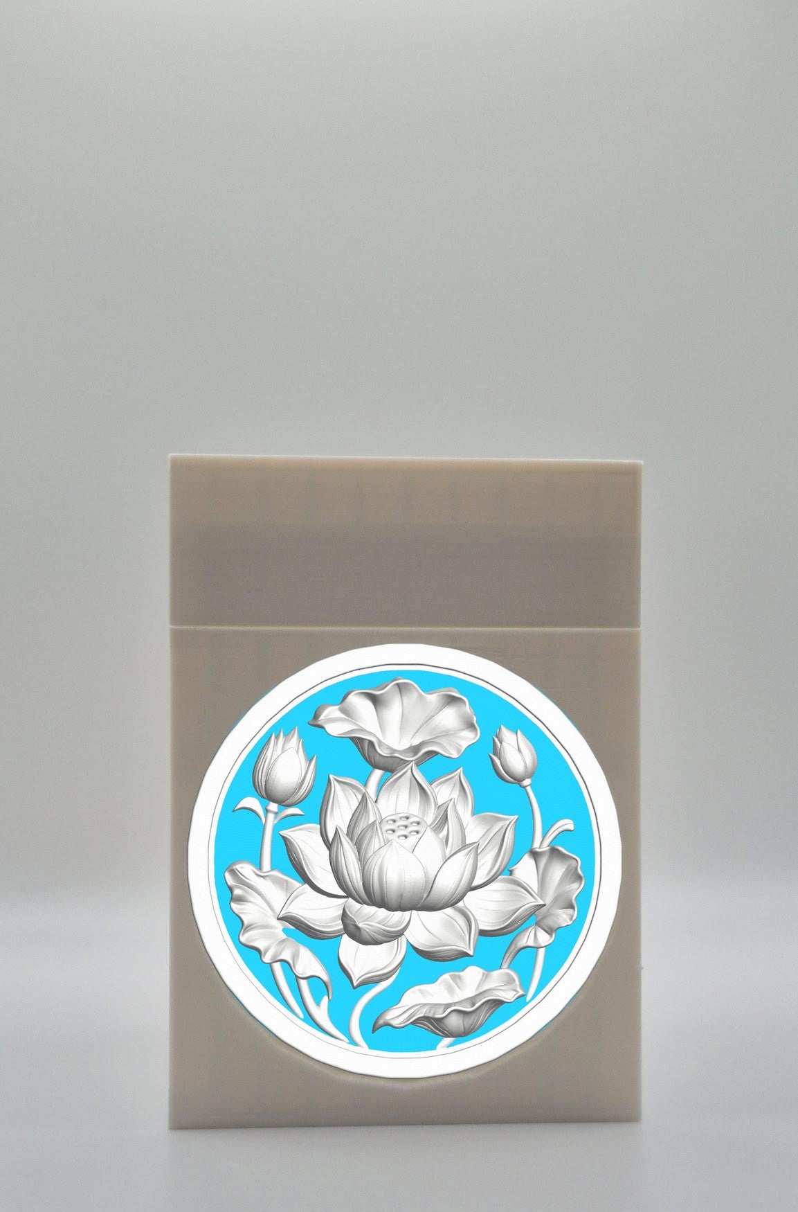 Lotus Card Box — White
