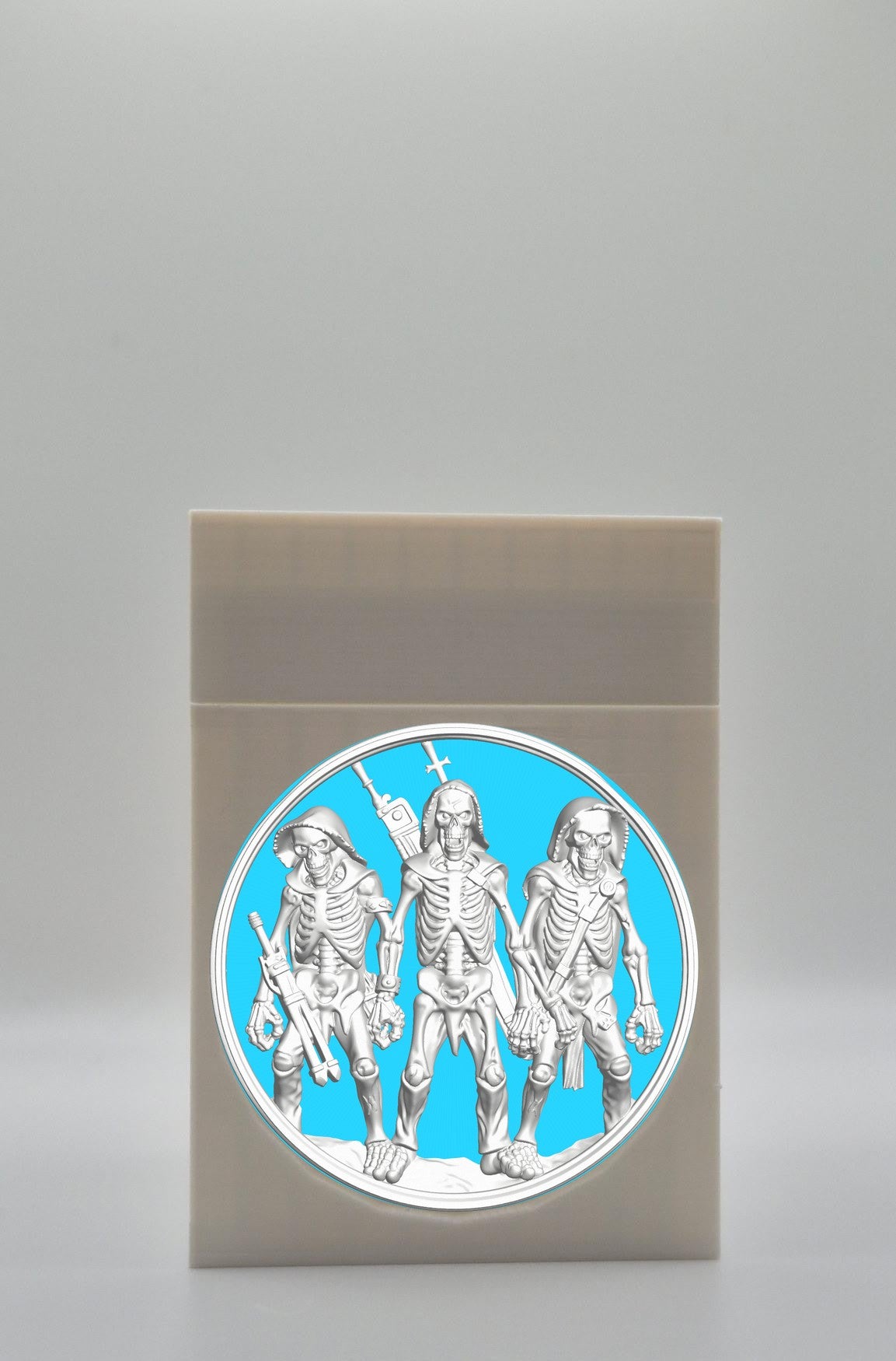 Skeleton Army Card Box — White