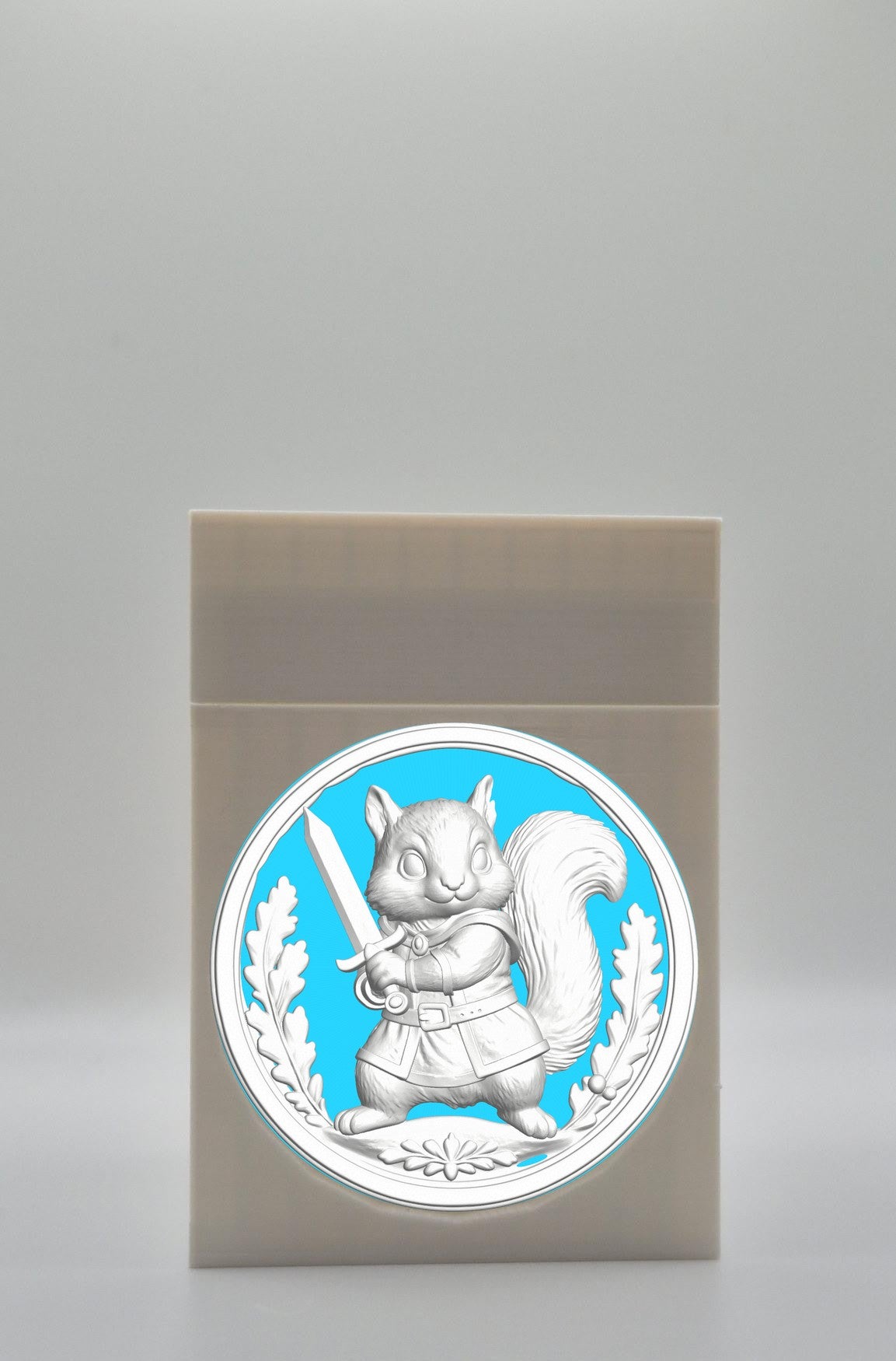 Squirrel Card Box — White