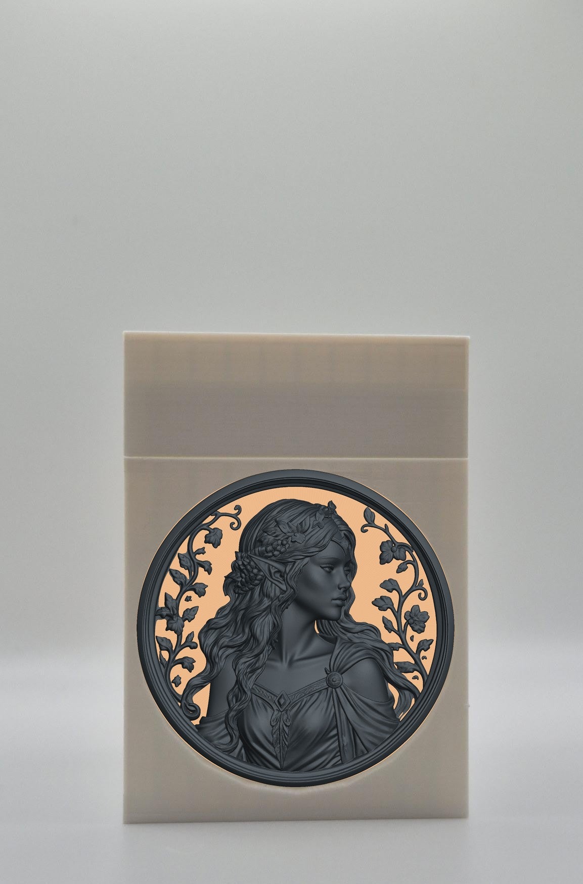 Elf Maiden Card Box — White