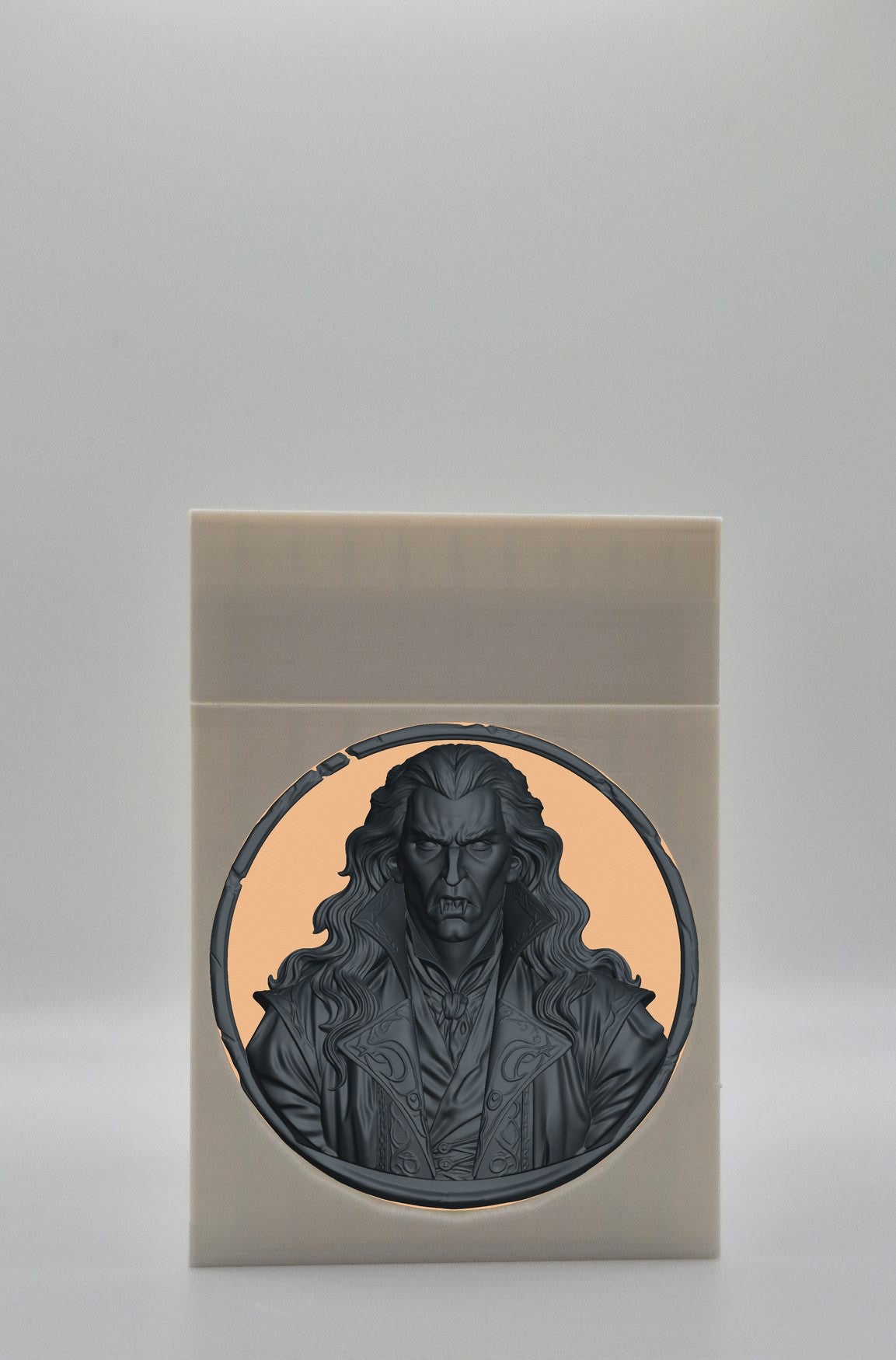 Gothic Vampire Card Box — White