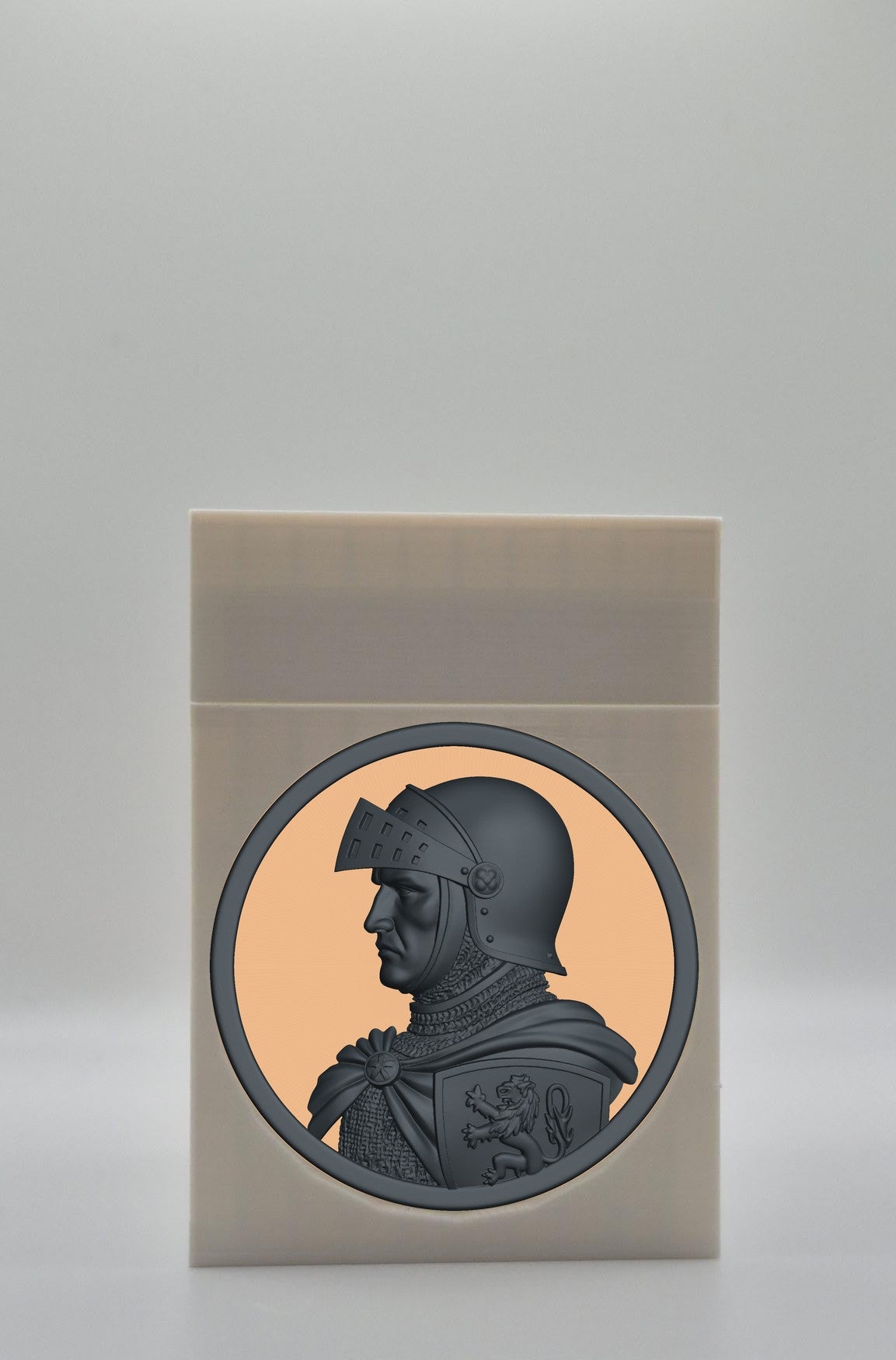 Knight Card Box — White