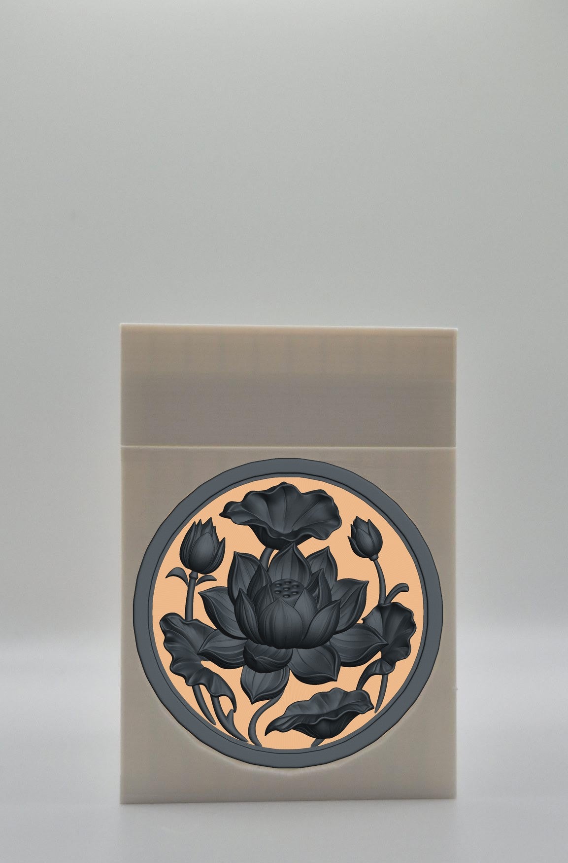 Lotus Card Box — White