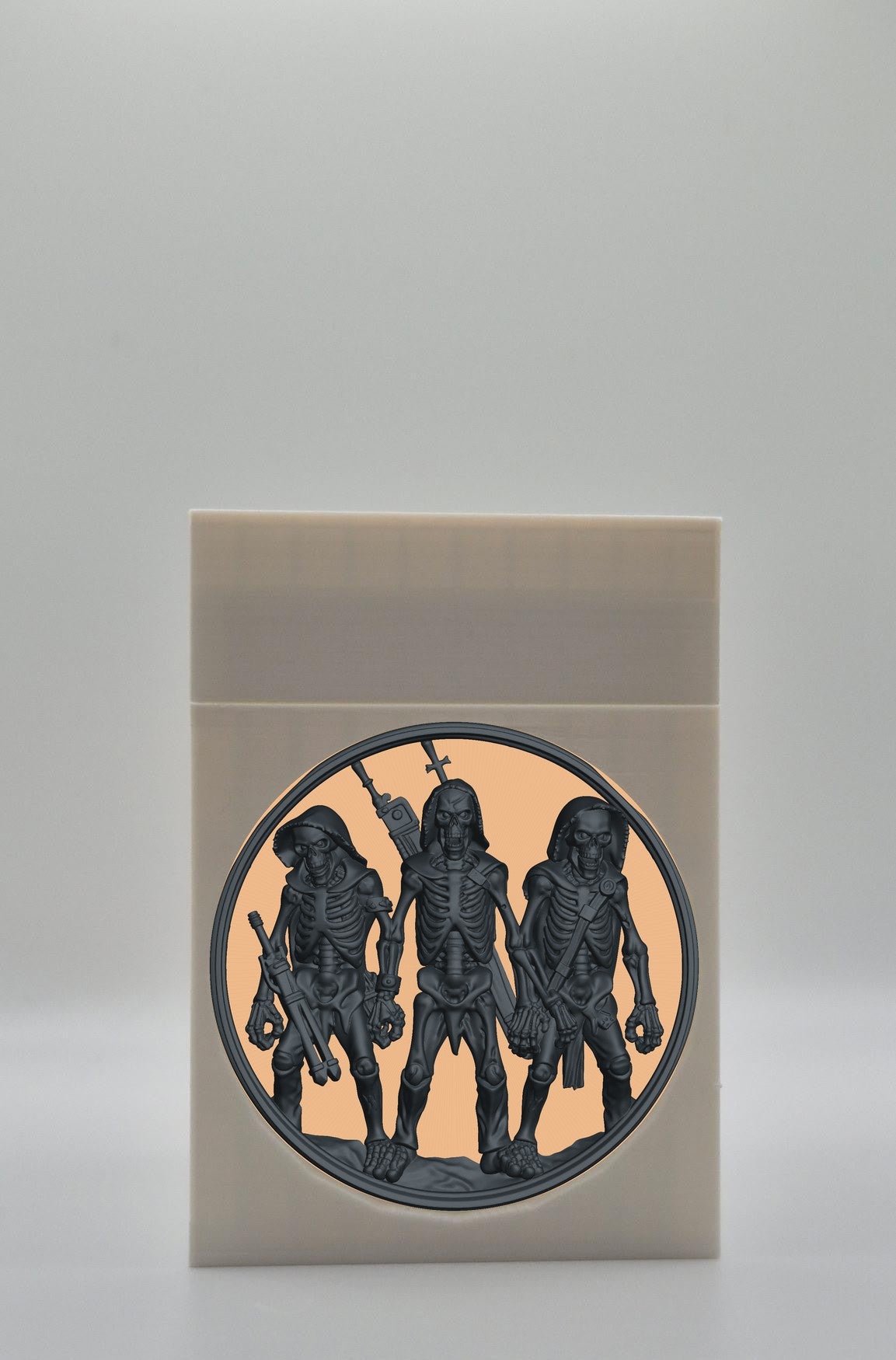 Skeleton Army Card Box — White
