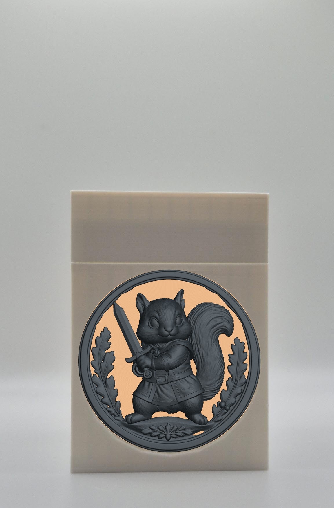 Squirrel Card Box — White