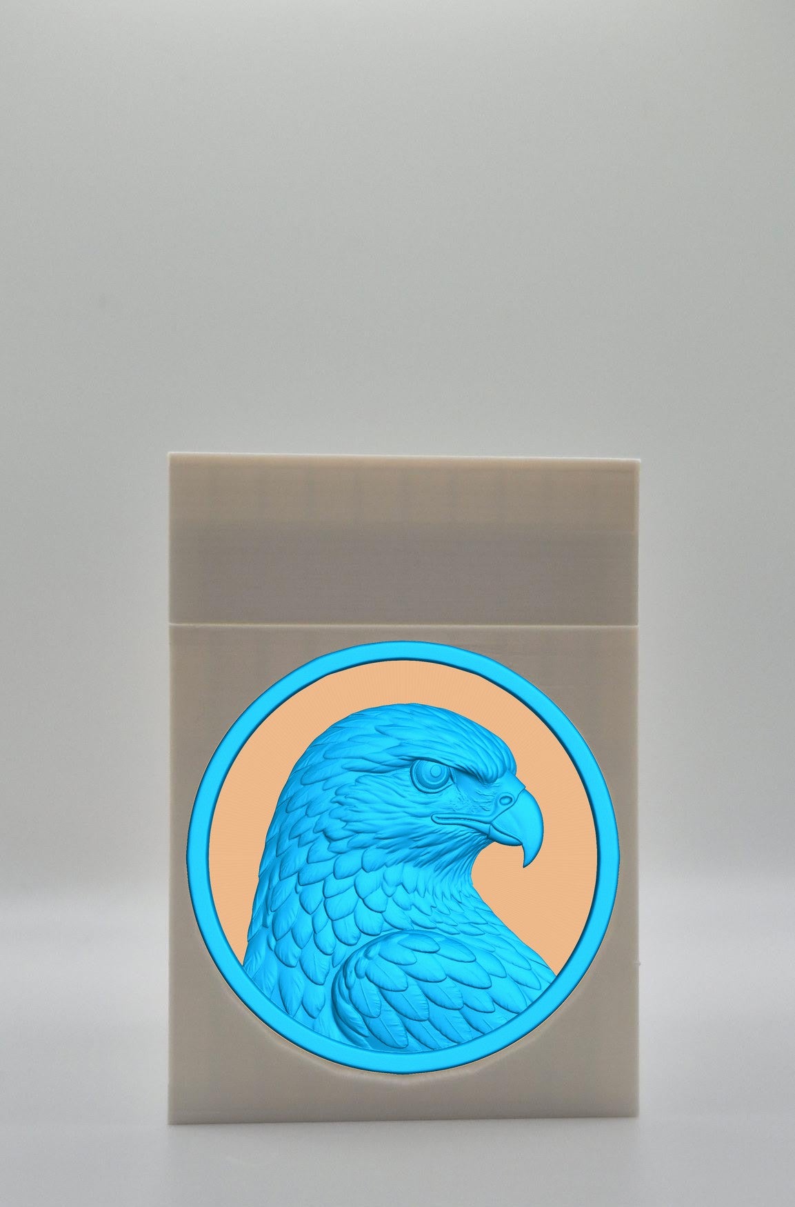 Eagle Card Box — White