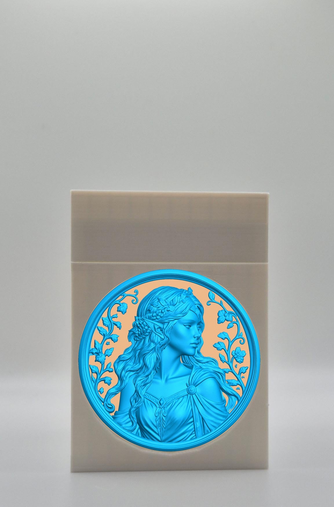 Elf Maiden Card Box — White