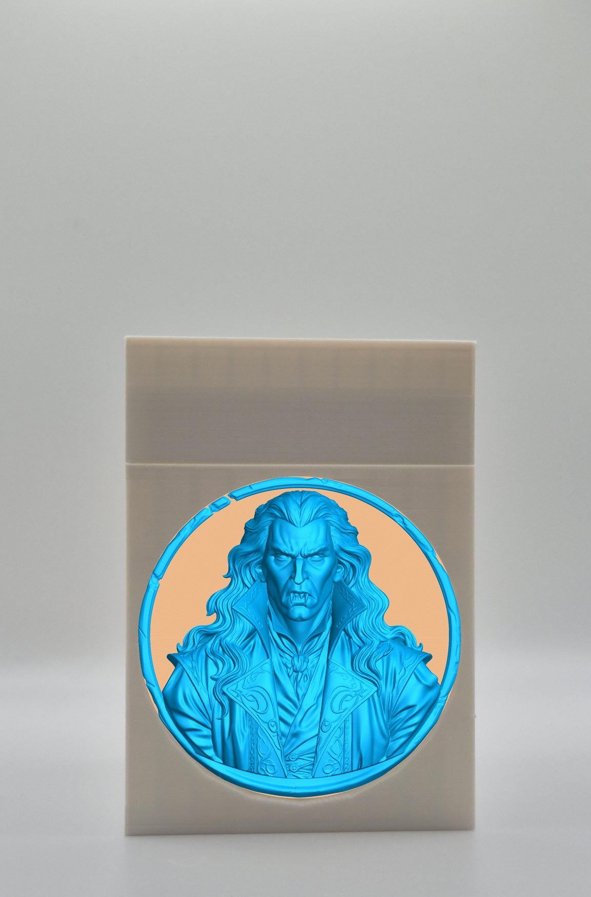 Gothic Vampire Card Box — White