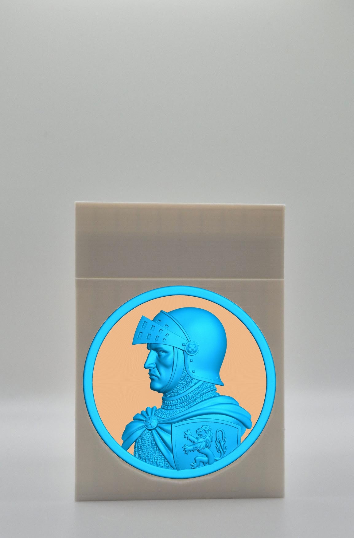 Knight Card Box — White