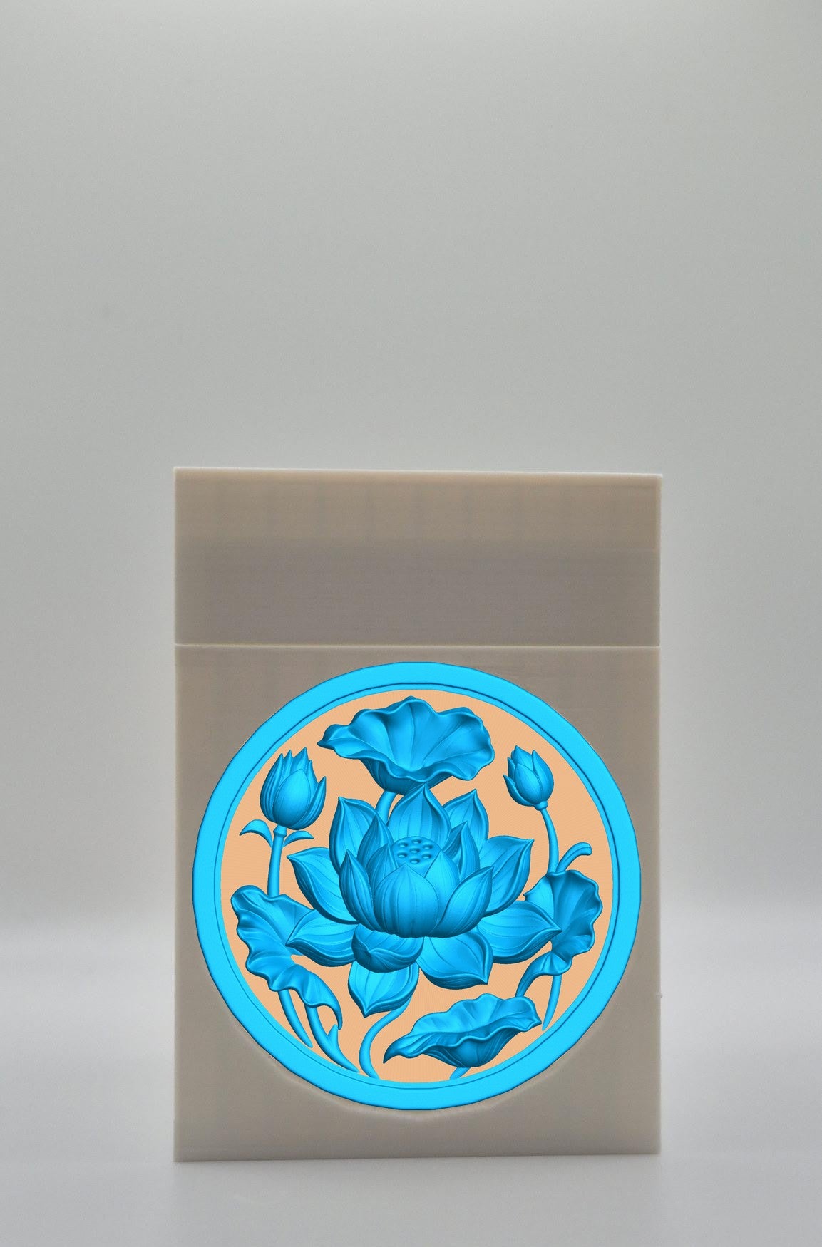Lotus Card Box — White