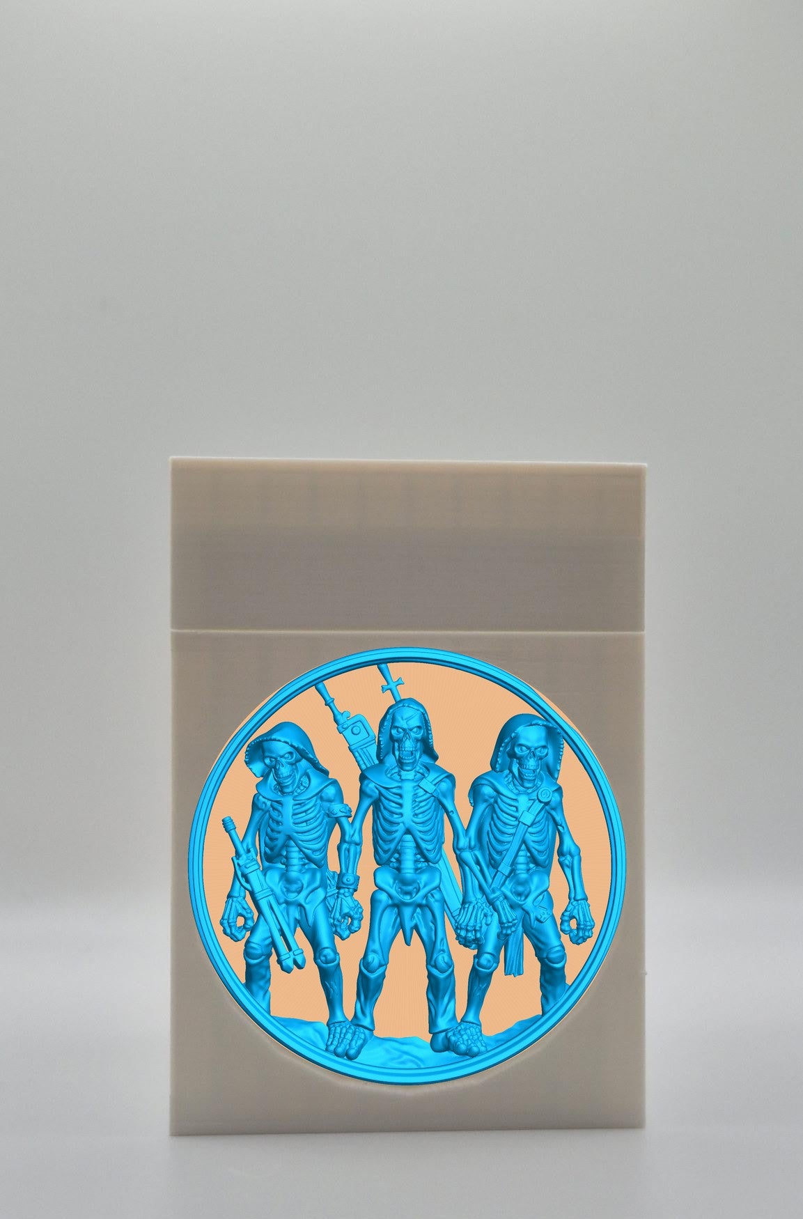 Skeleton Army Card Box — White