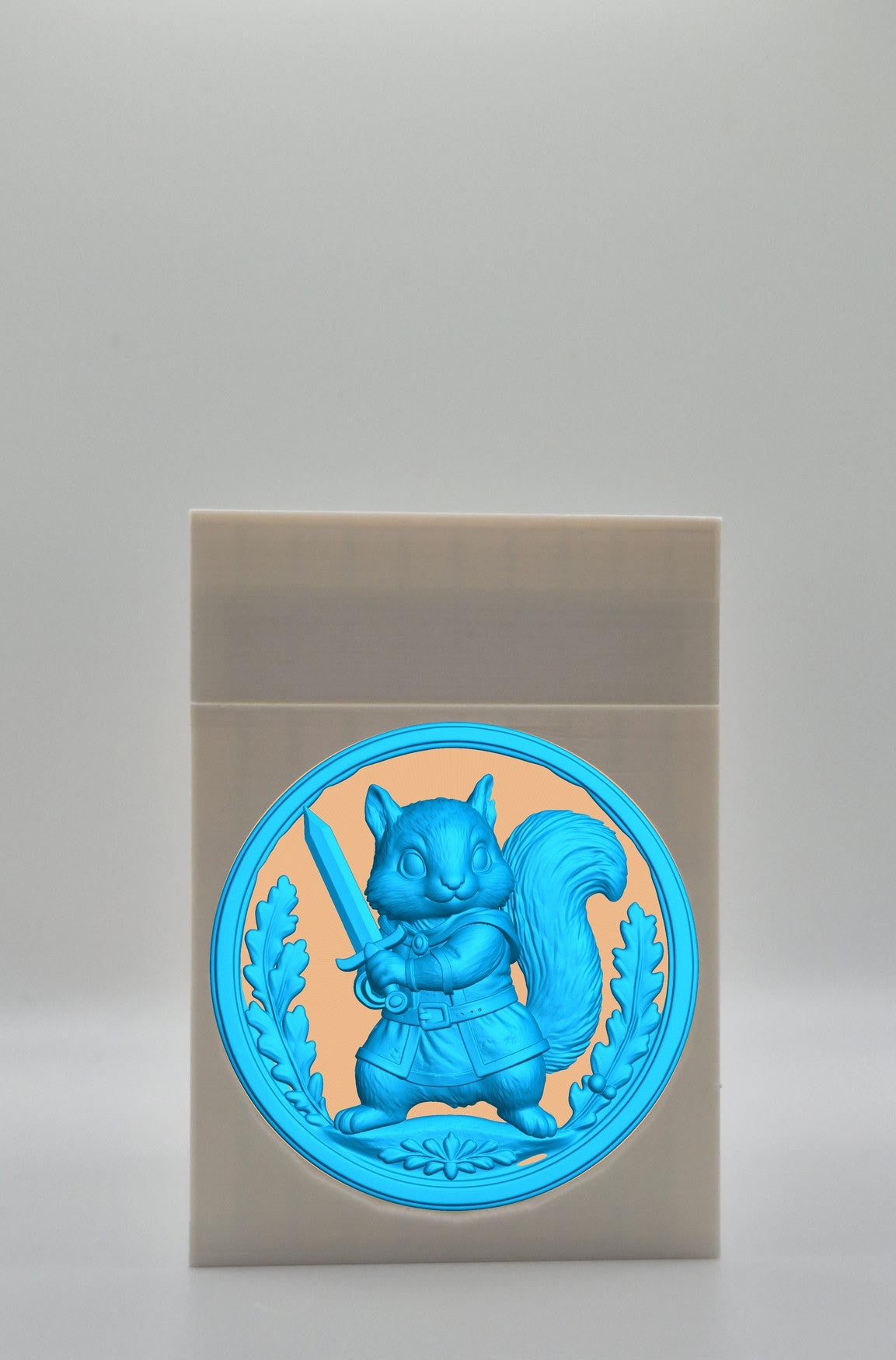Squirrel Card Box — White