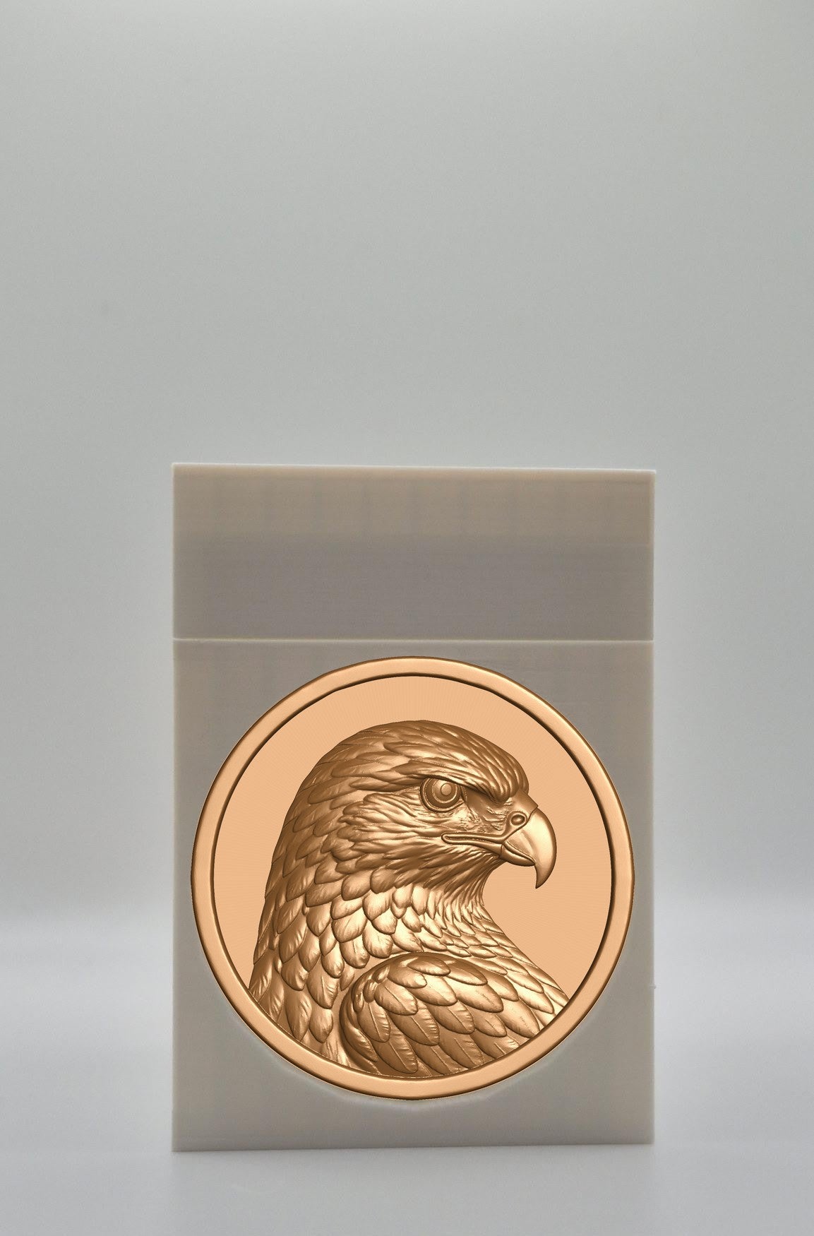 Eagle Card Box — White