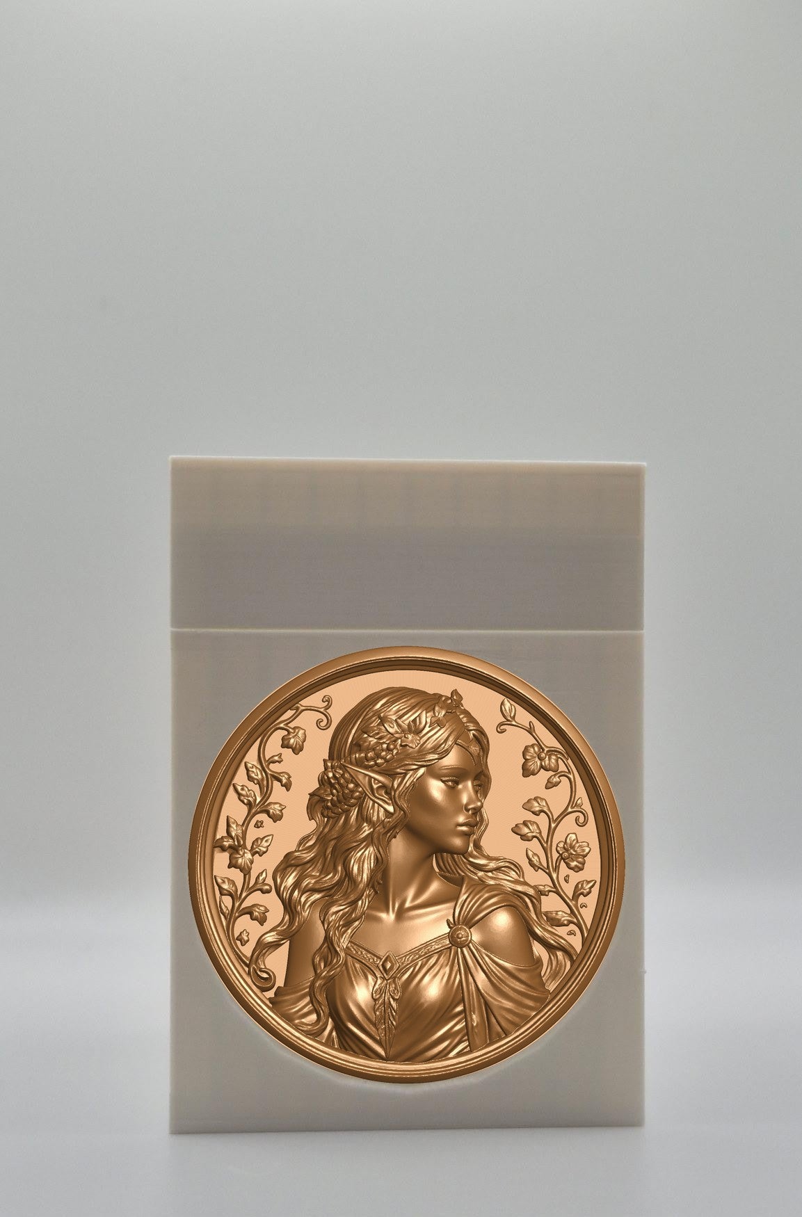 Elf Maiden Card Box — White