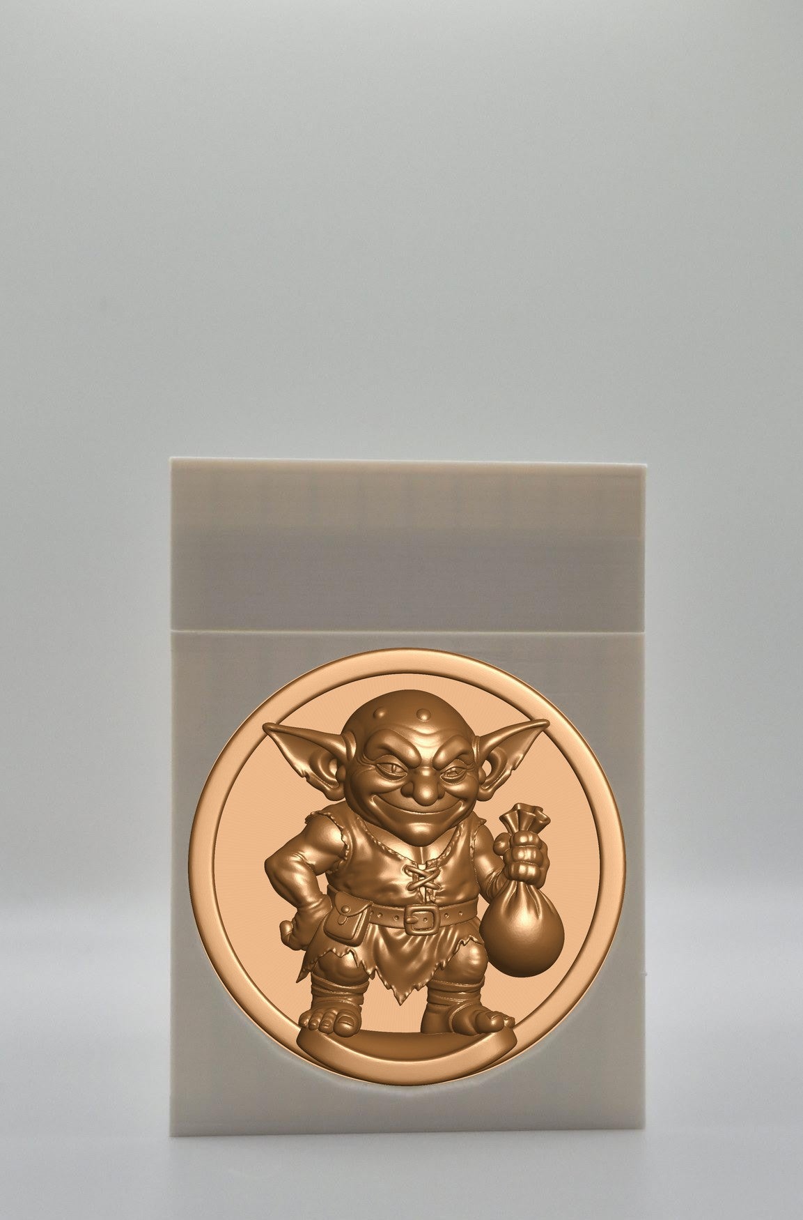 Greedy Goblin Card Box — White