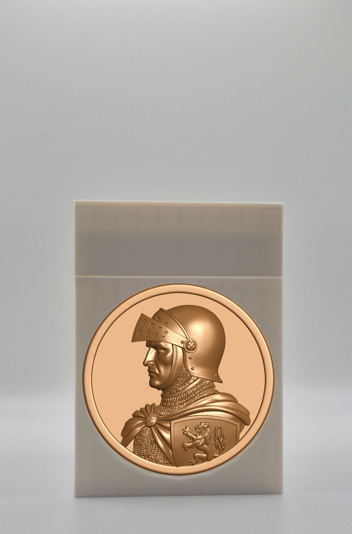 Knight Card Box — White