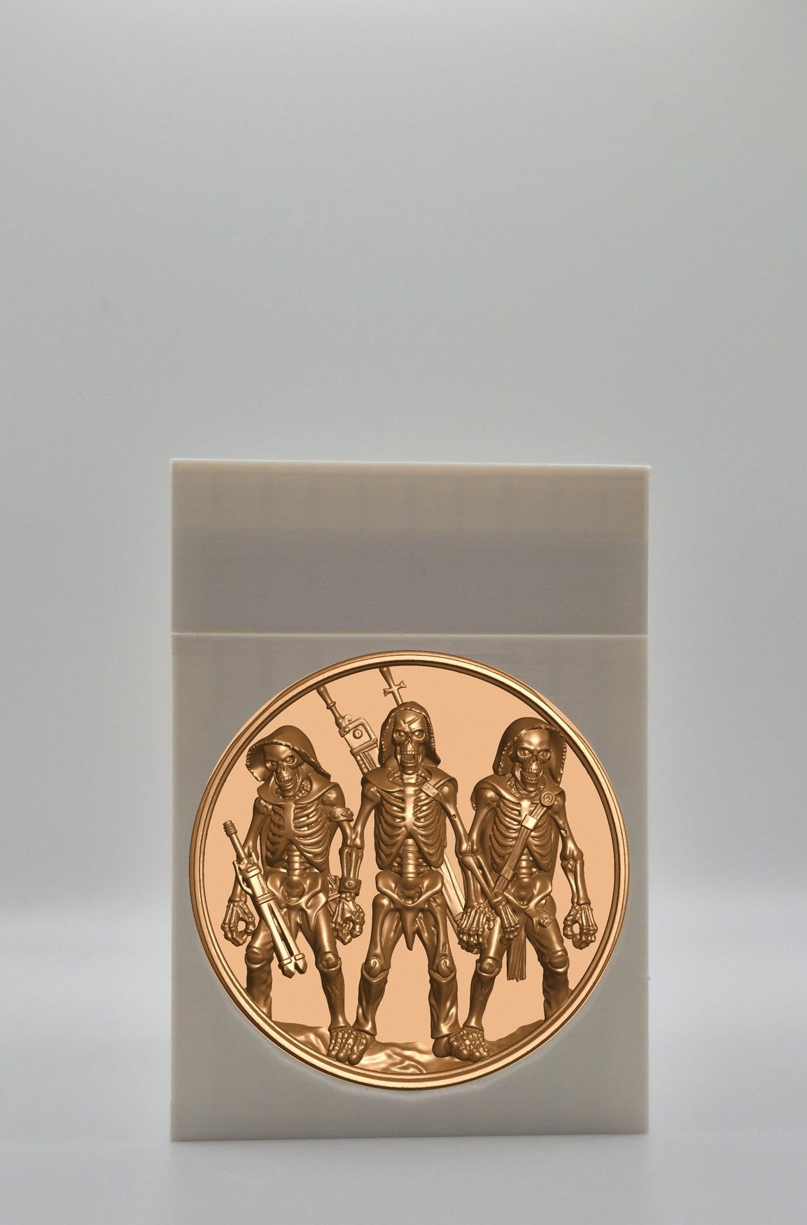 Skeleton Army Card Box — White