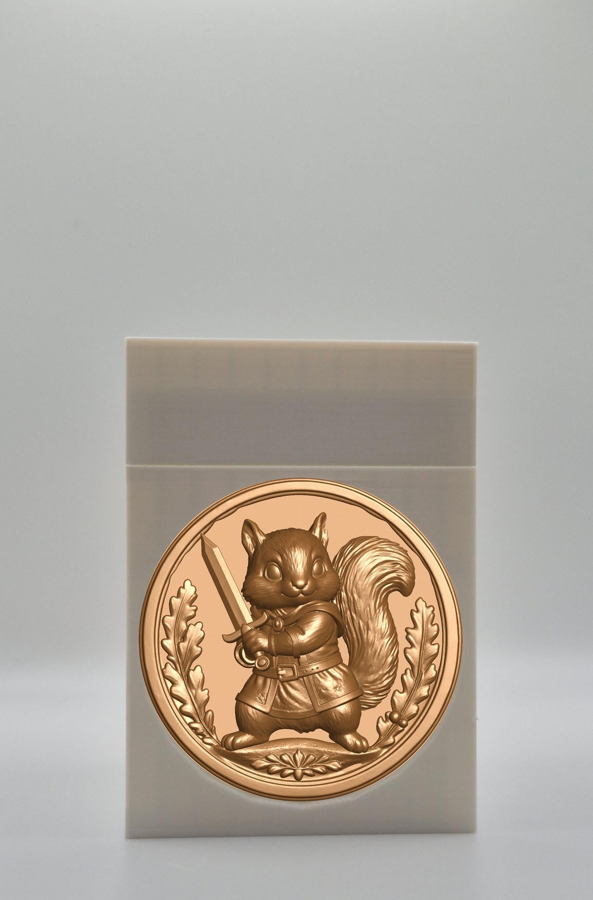 Squirrel Card Box — White