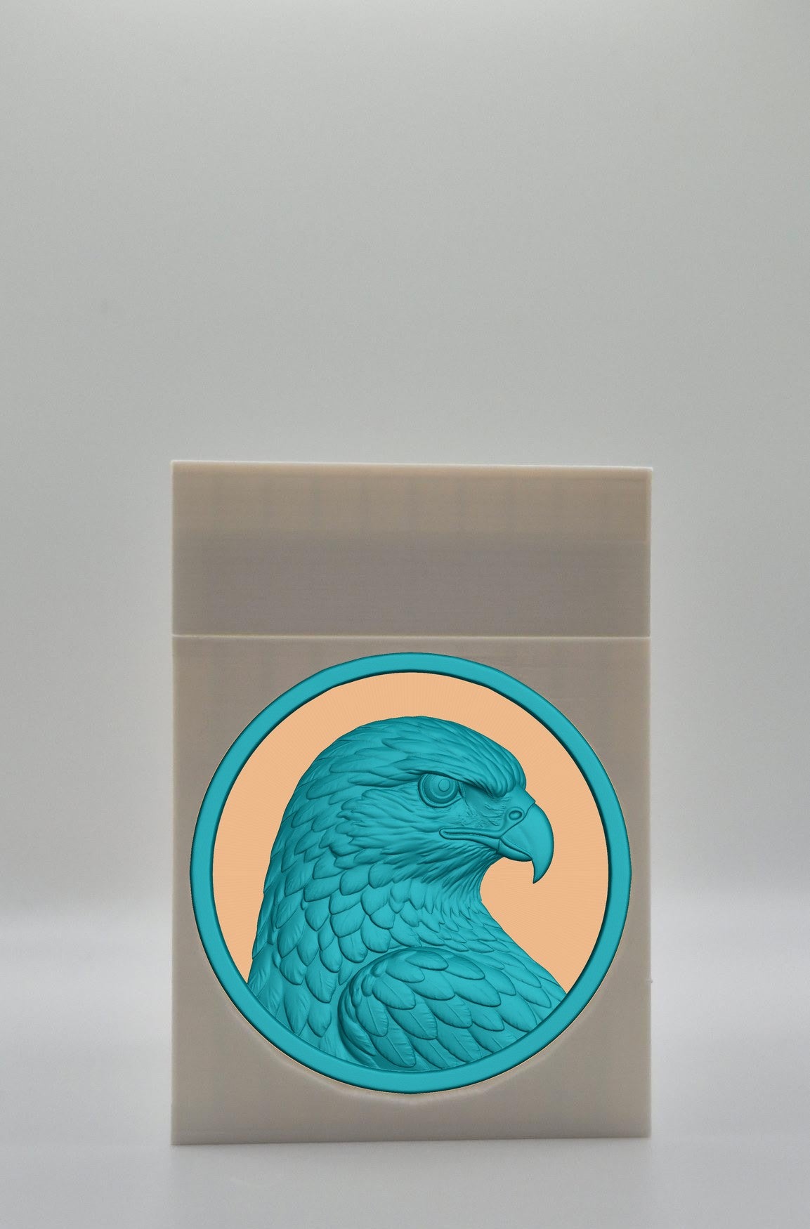 Eagle Card Box — White