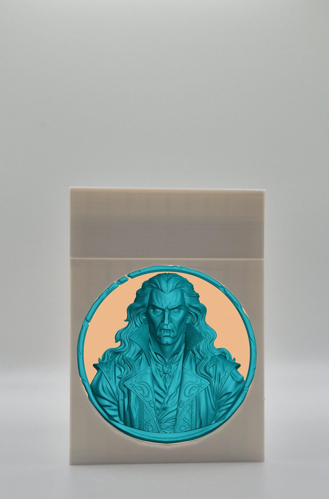 Gothic Vampire Card Box — White