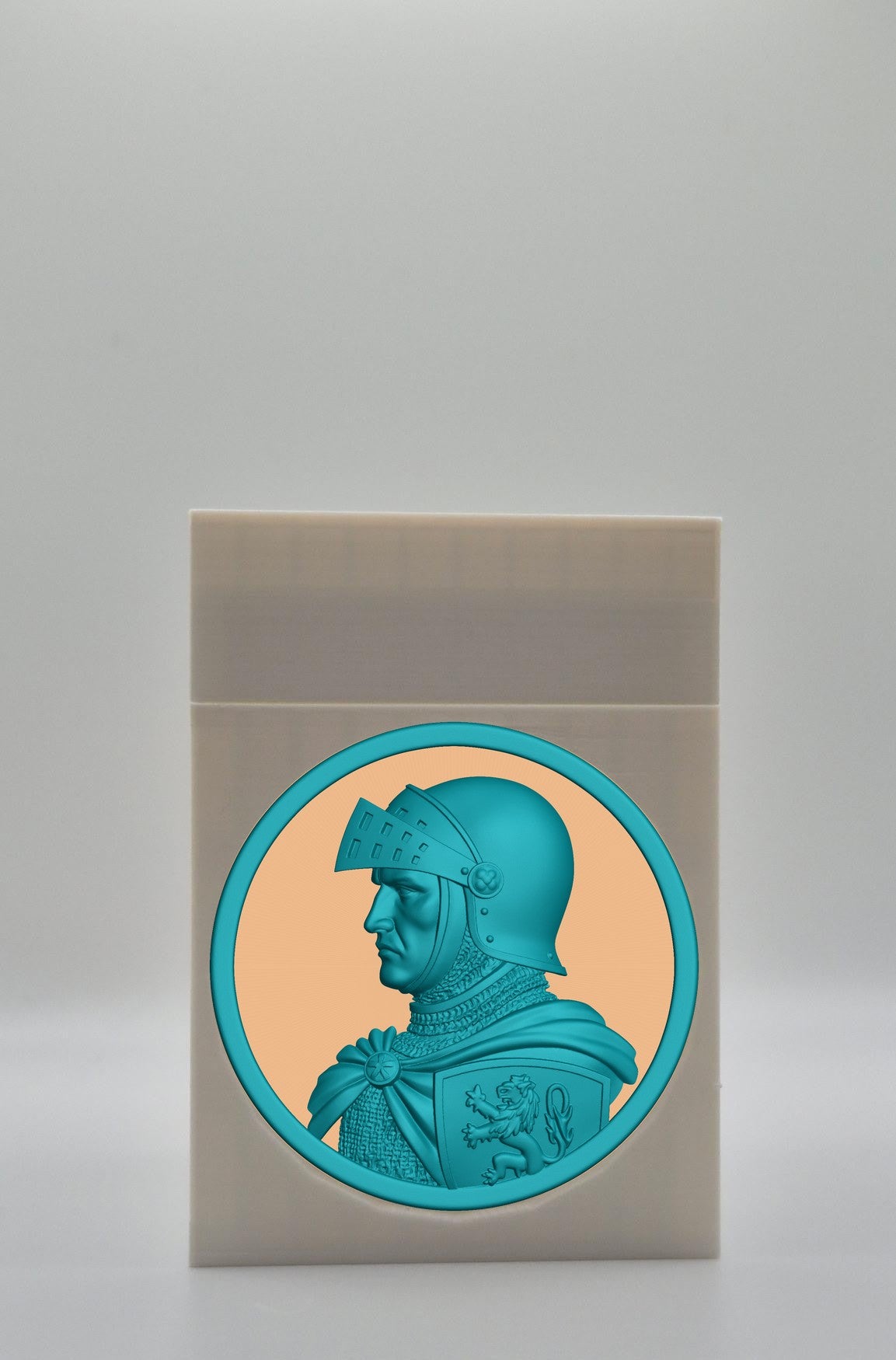 Knight Card Box — White