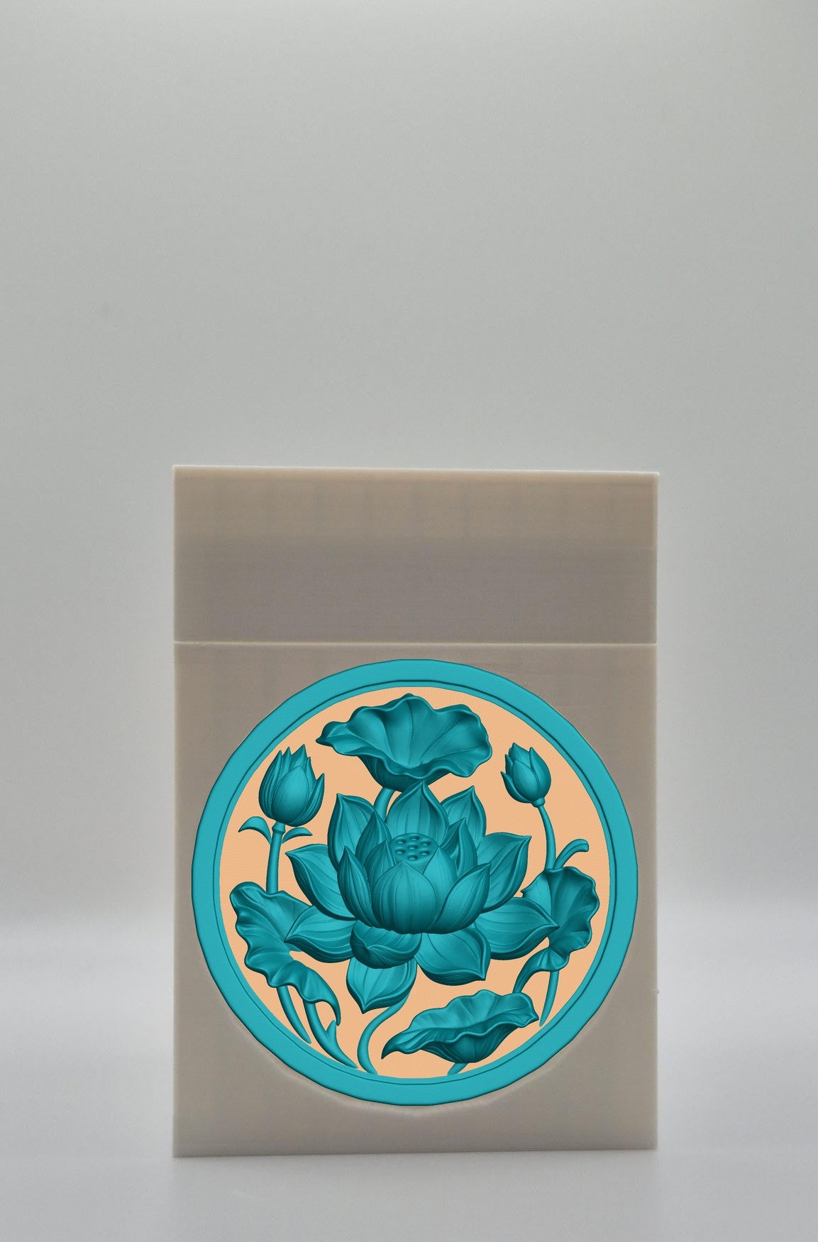 Lotus Card Box — White