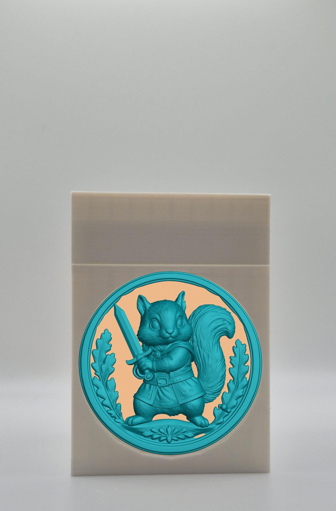 Squirrel Card Box — White