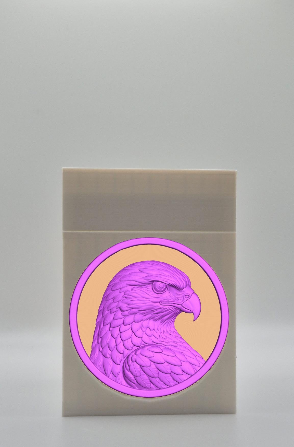 Eagle Card Box — White
