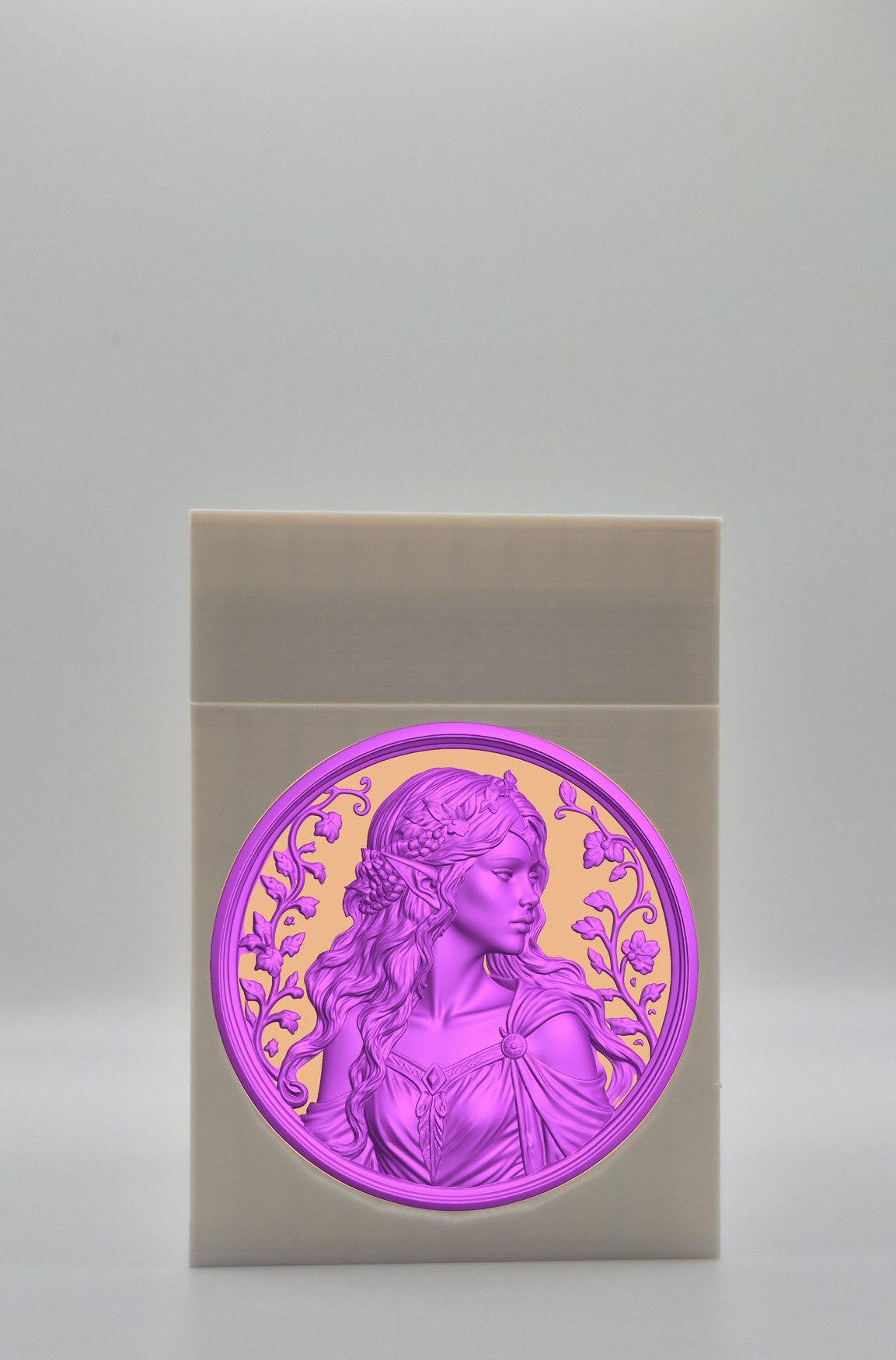 Elf Maiden Card Box — White