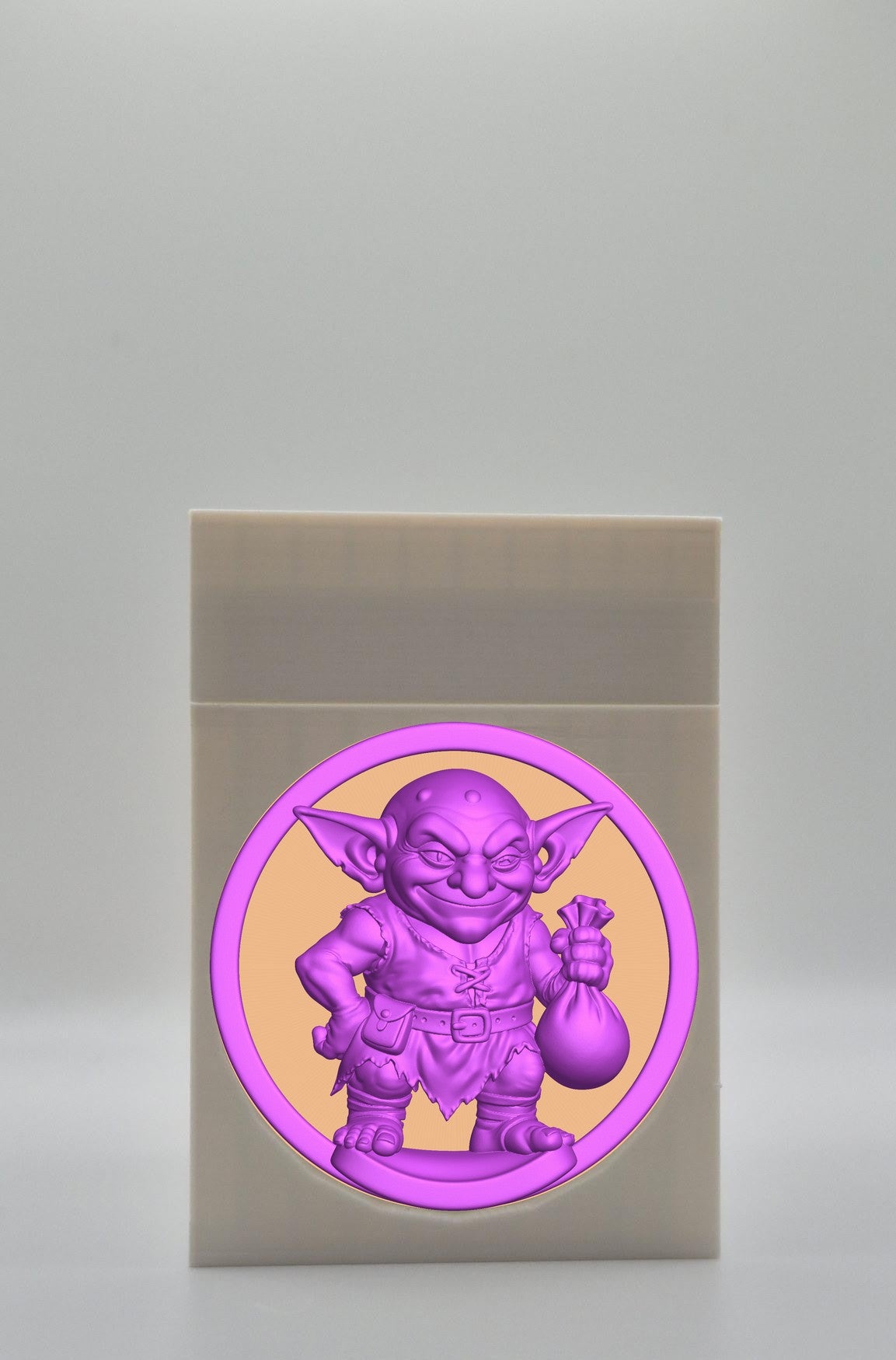 Greedy Goblin Card Box — White