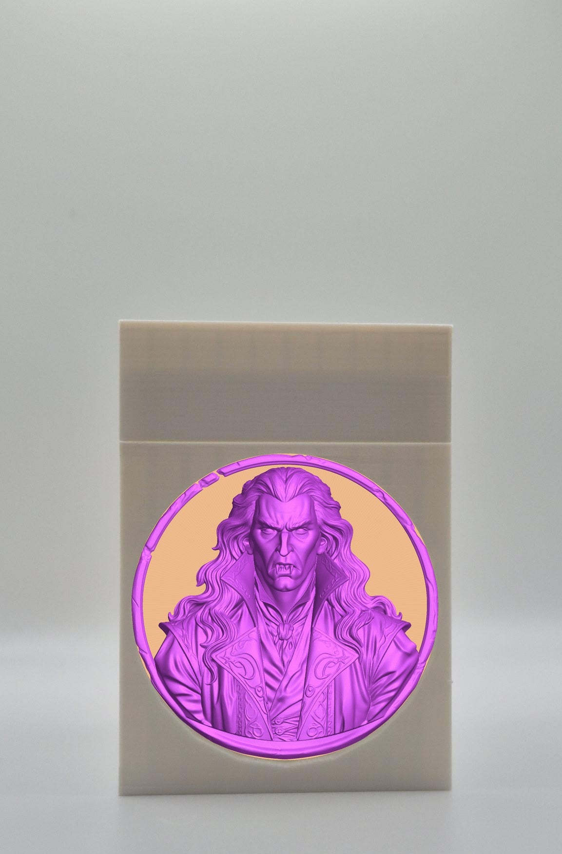 Gothic Vampire Card Box — White