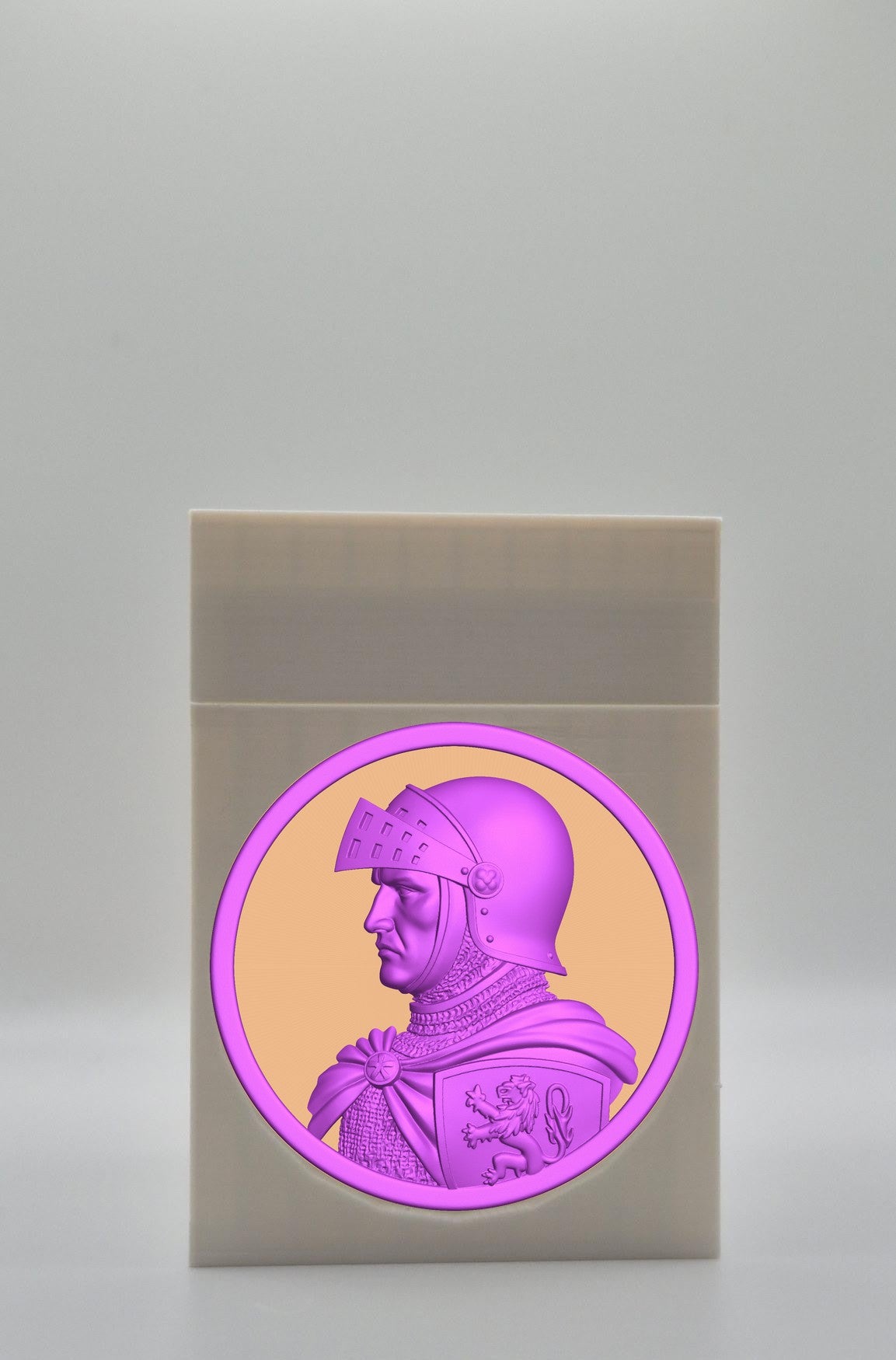 Knight Card Box — White
