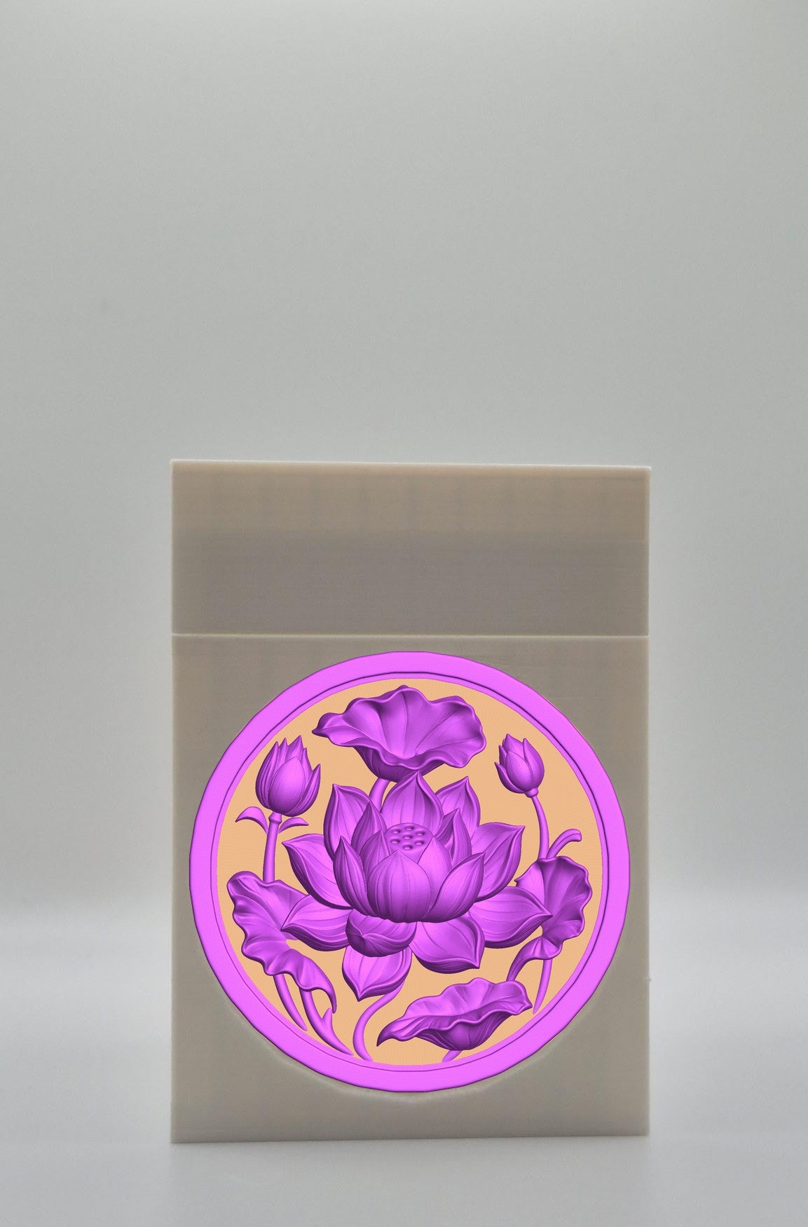 Lotus Card Box — White