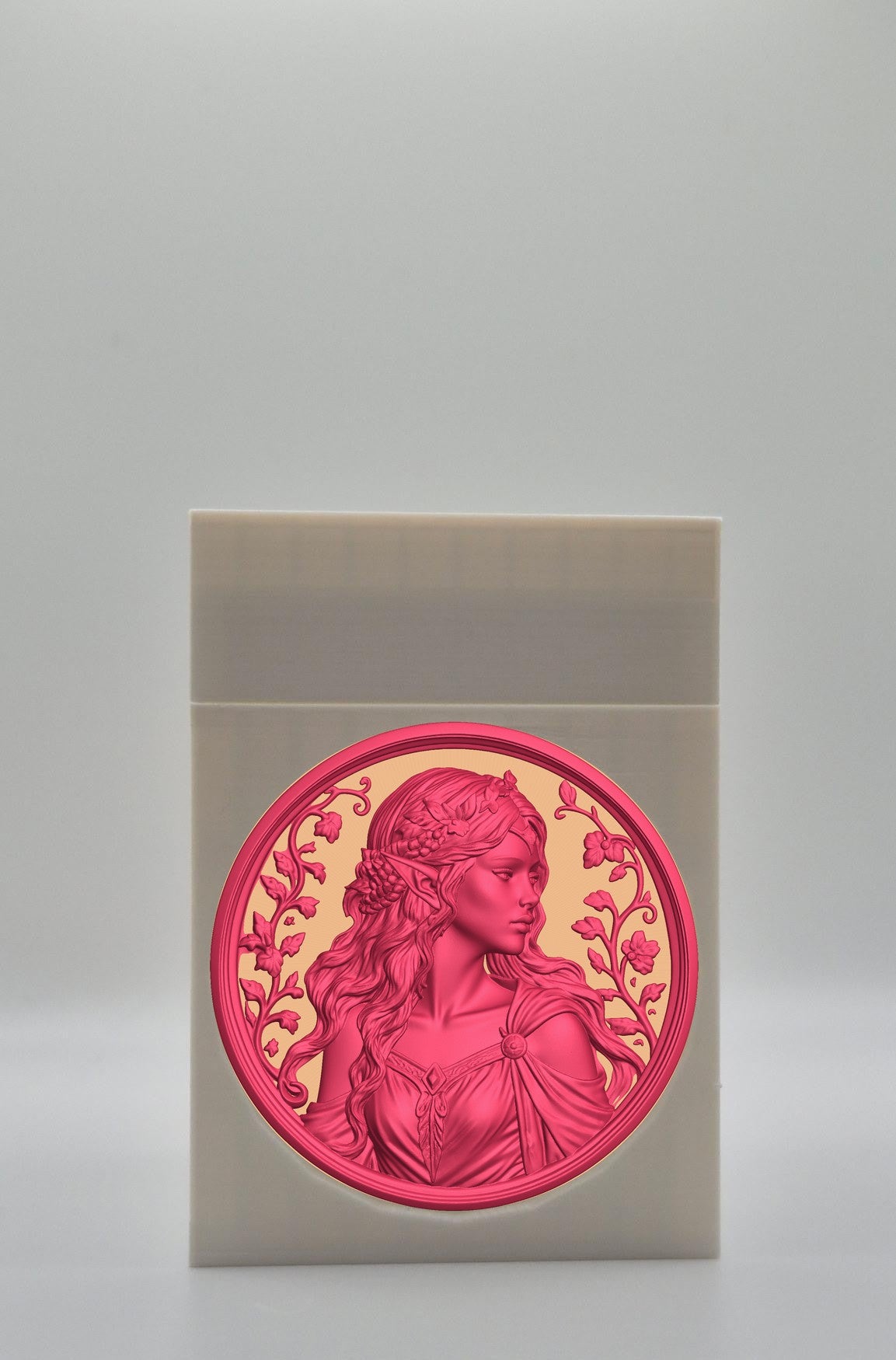 Elf Maiden Card Box — White