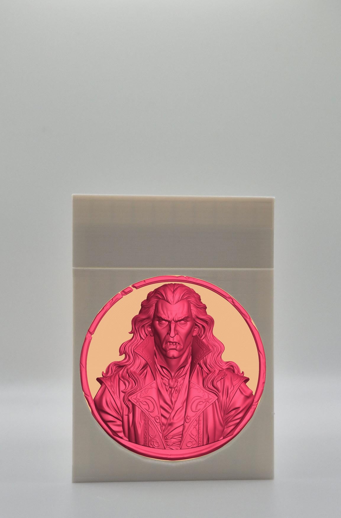 Gothic Vampire Card Box — White
