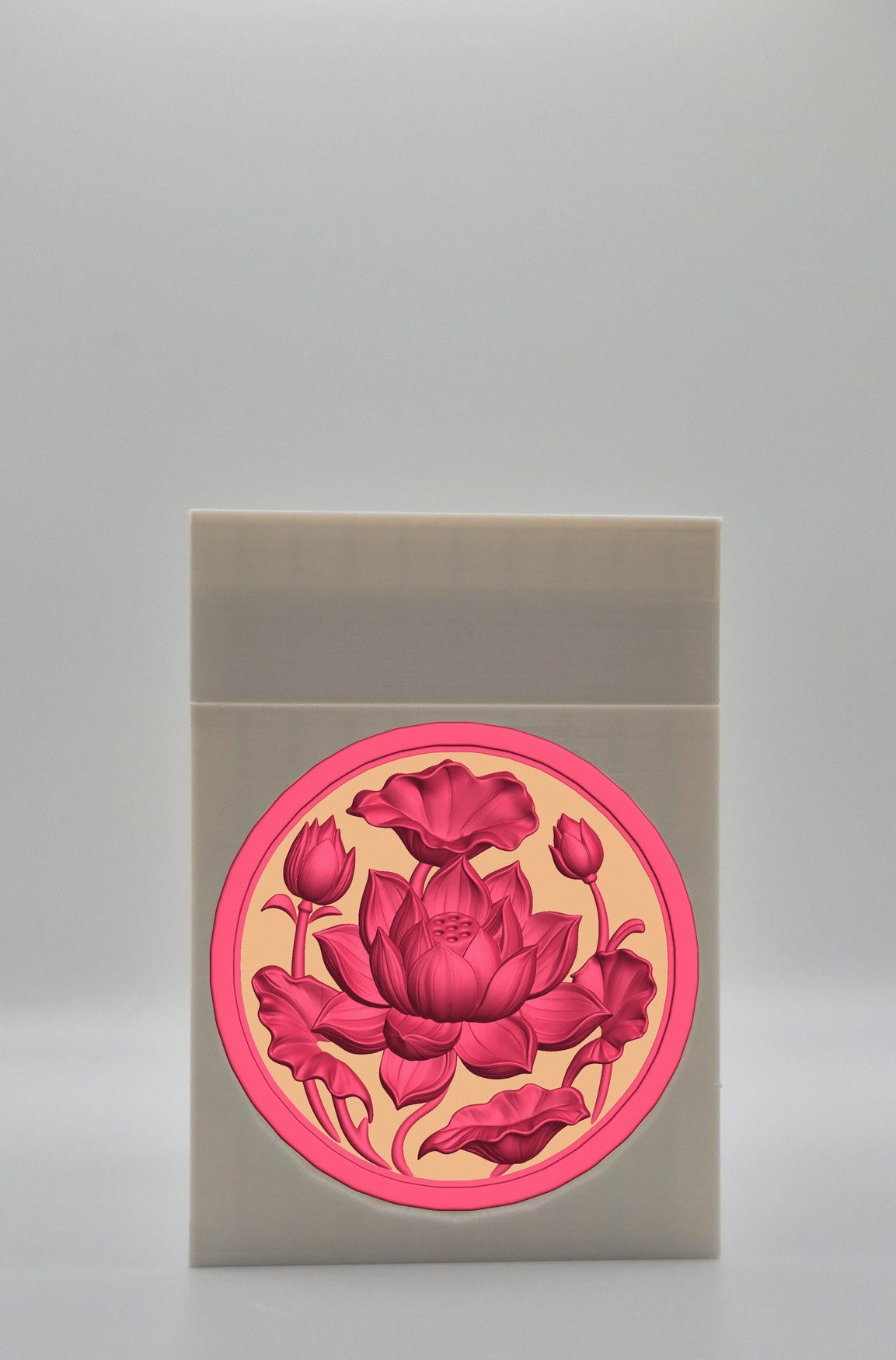 Lotus Card Box — White