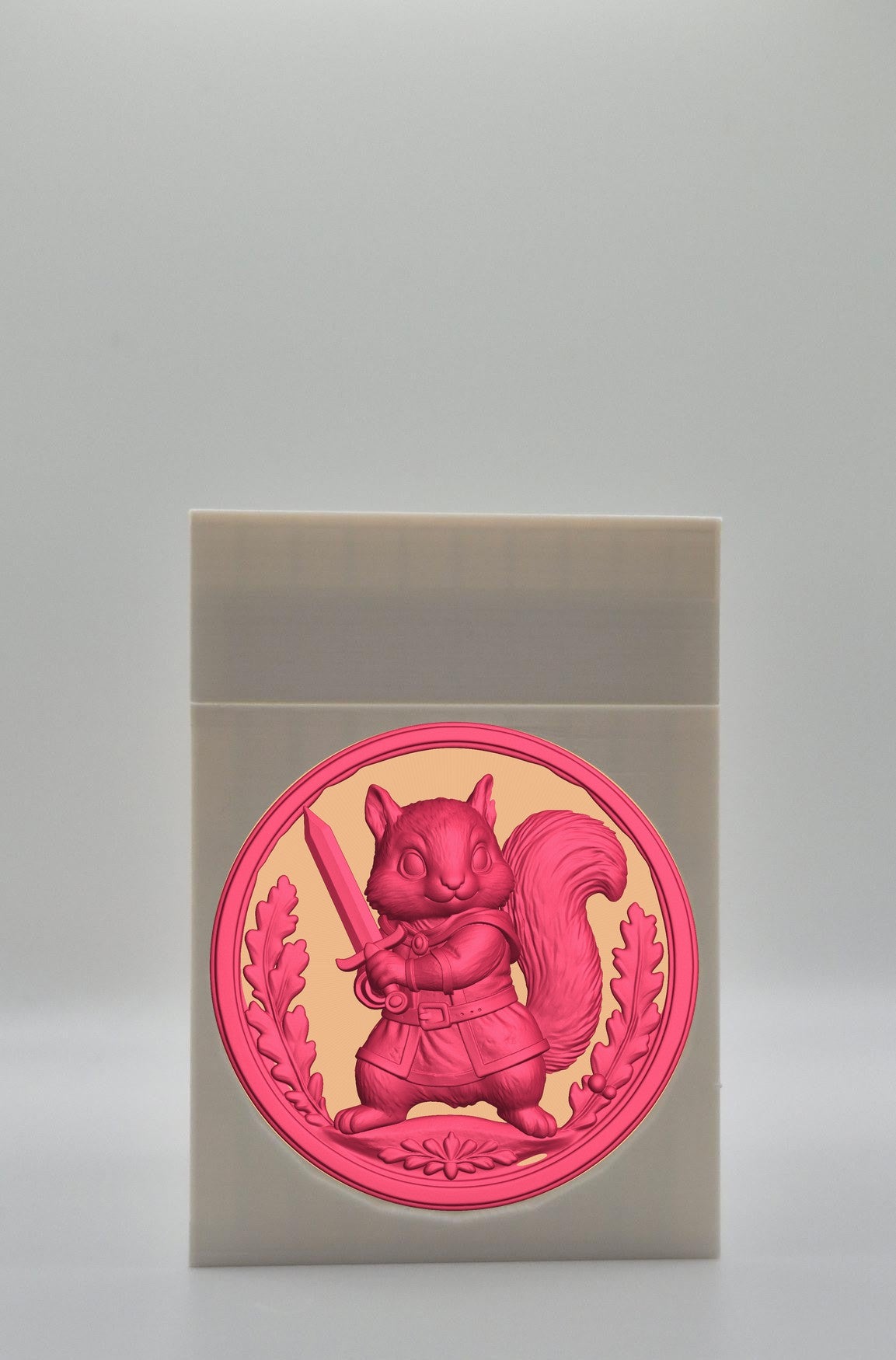 Squirrel Card Box — White