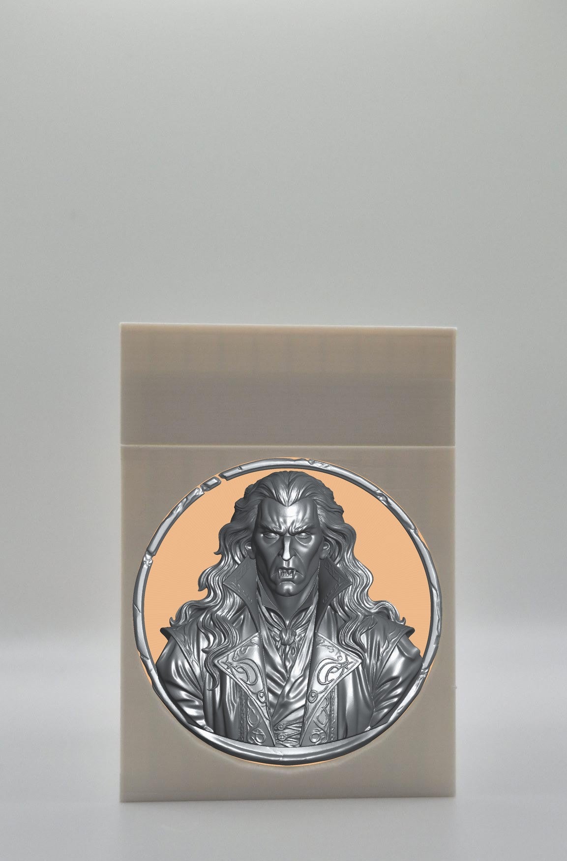 Gothic Vampire Card Box — White