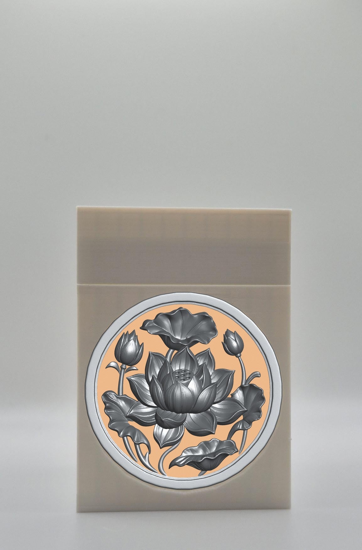 Lotus Card Box — White