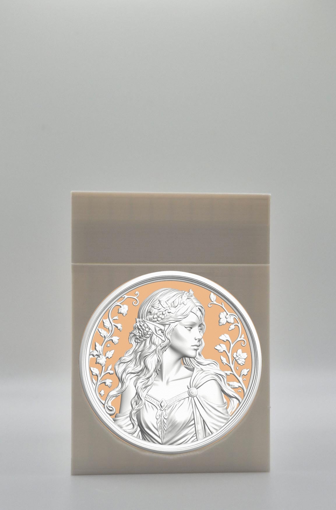 Elf Maiden Card Box — White