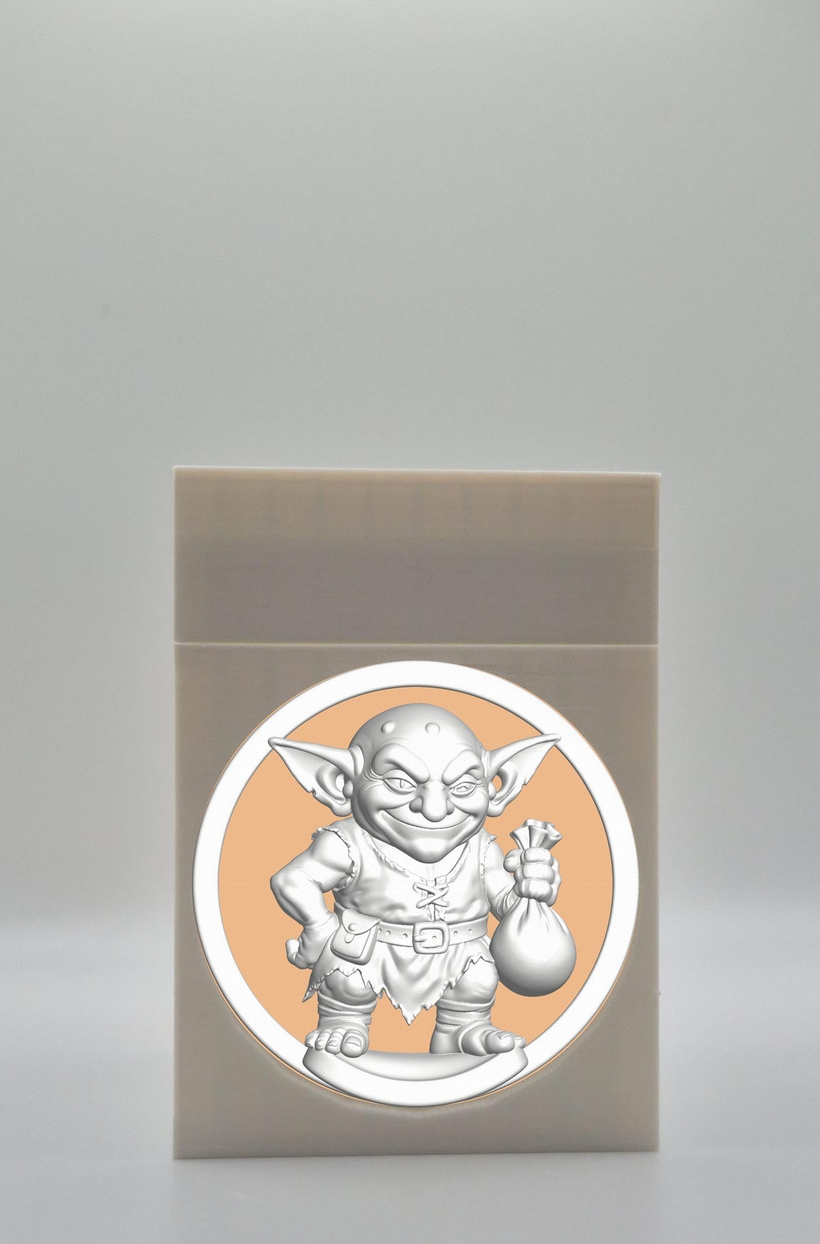 Greedy Goblin Card Box — White