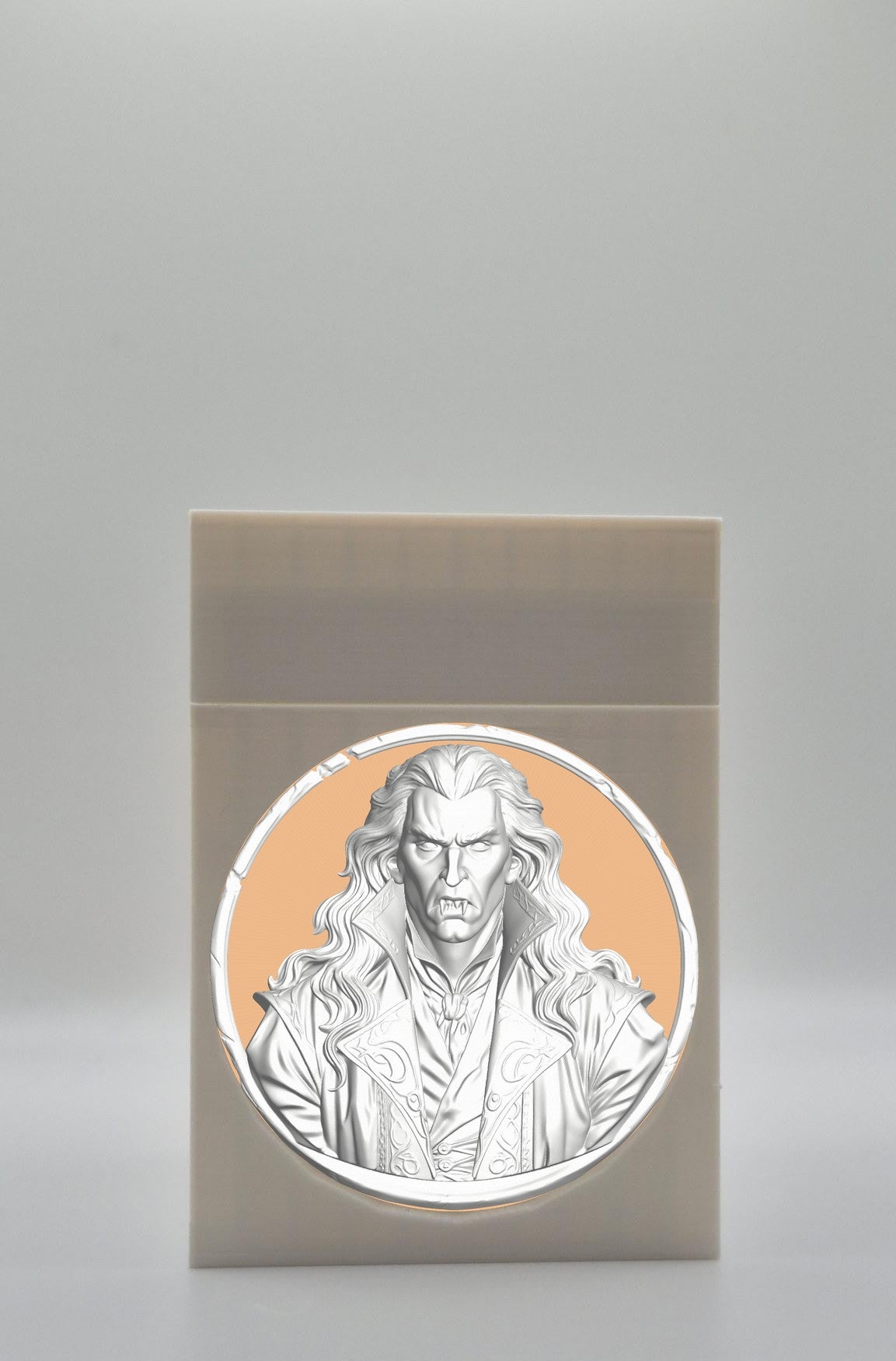 Gothic Vampire Card Box — White