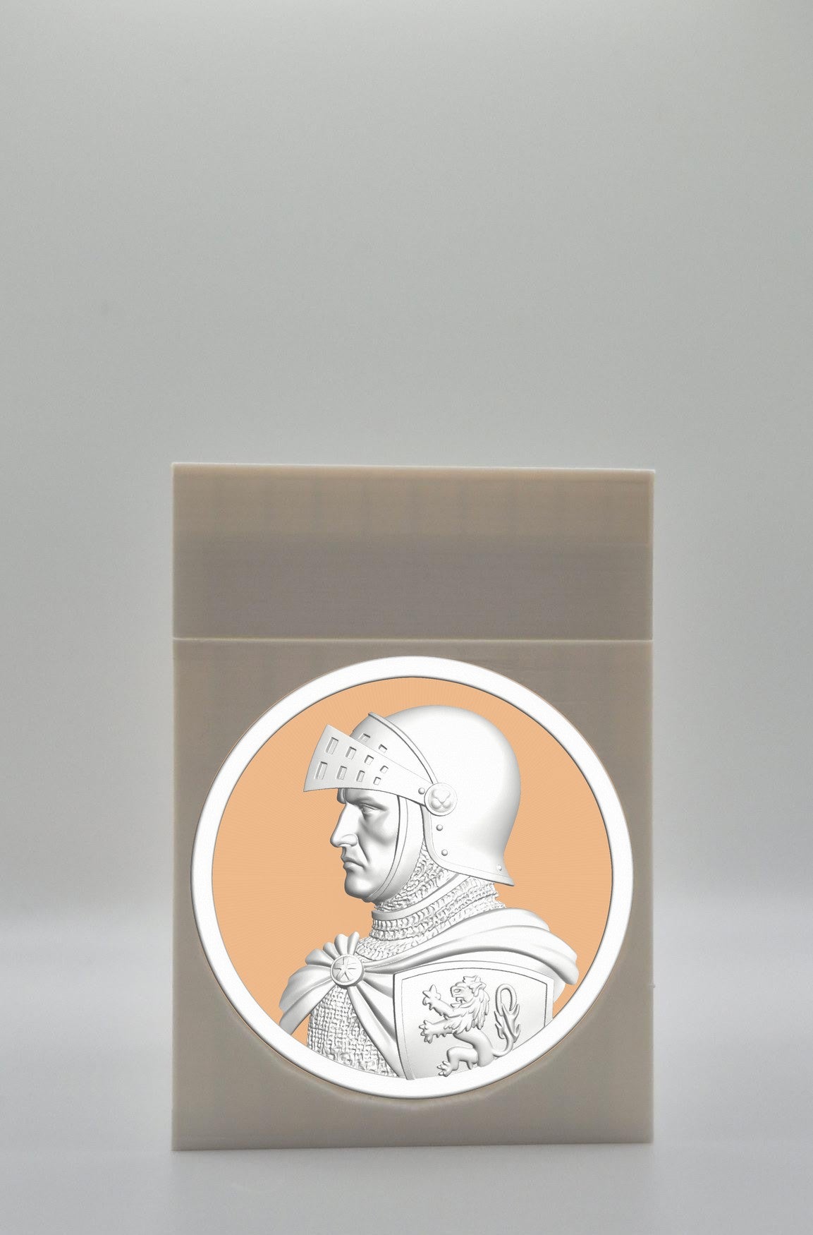 Knight Card Box — White