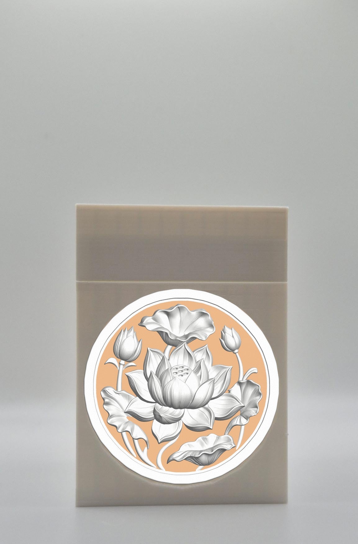 Lotus Card Box — White