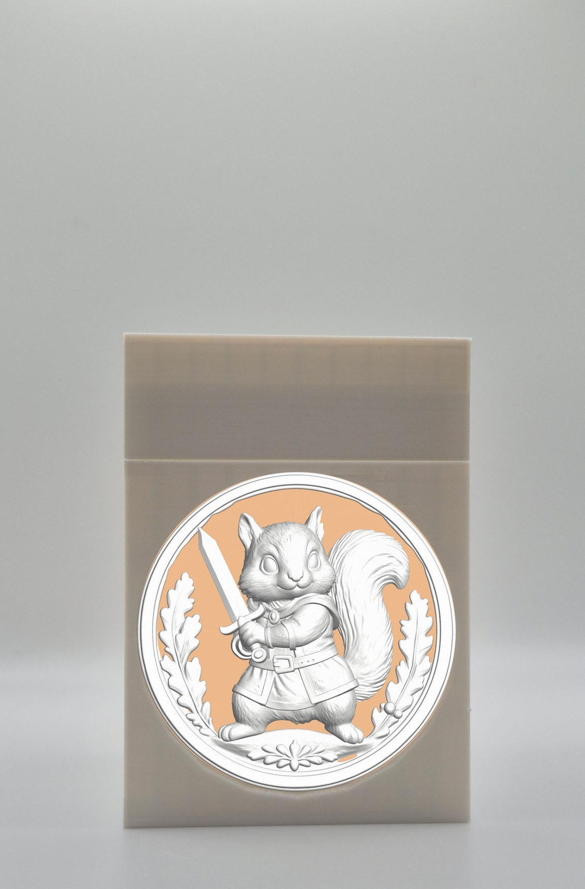 Squirrel Card Box — White