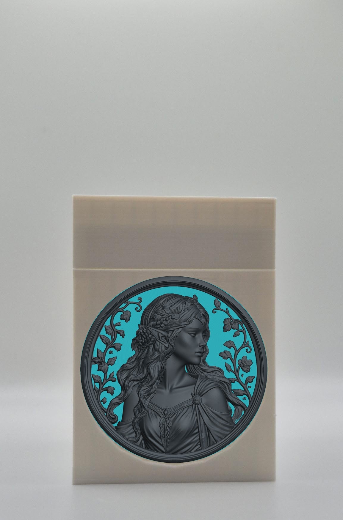 Elf Maiden Card Box — White